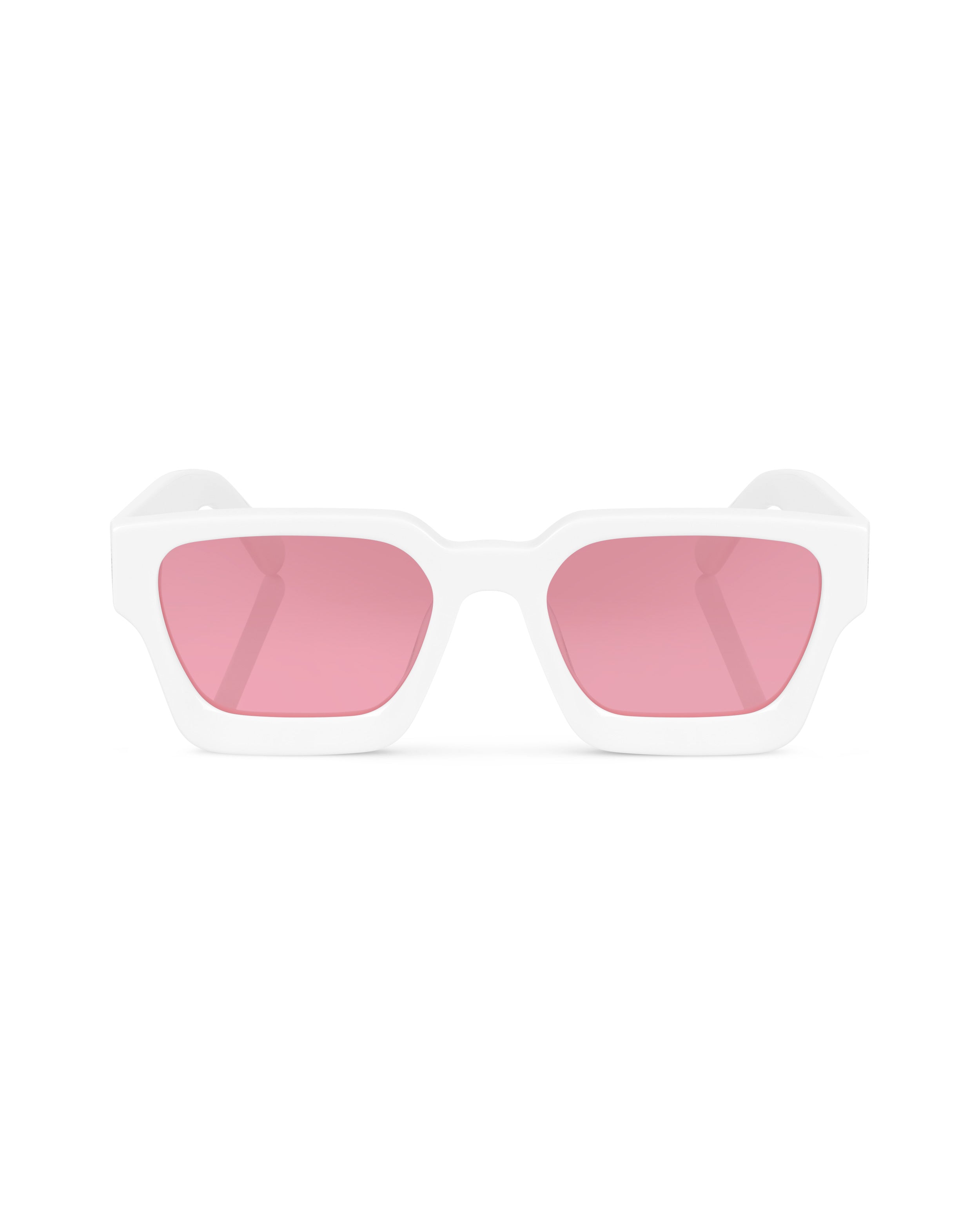 SUNGLASSES SQUARE - WHITE