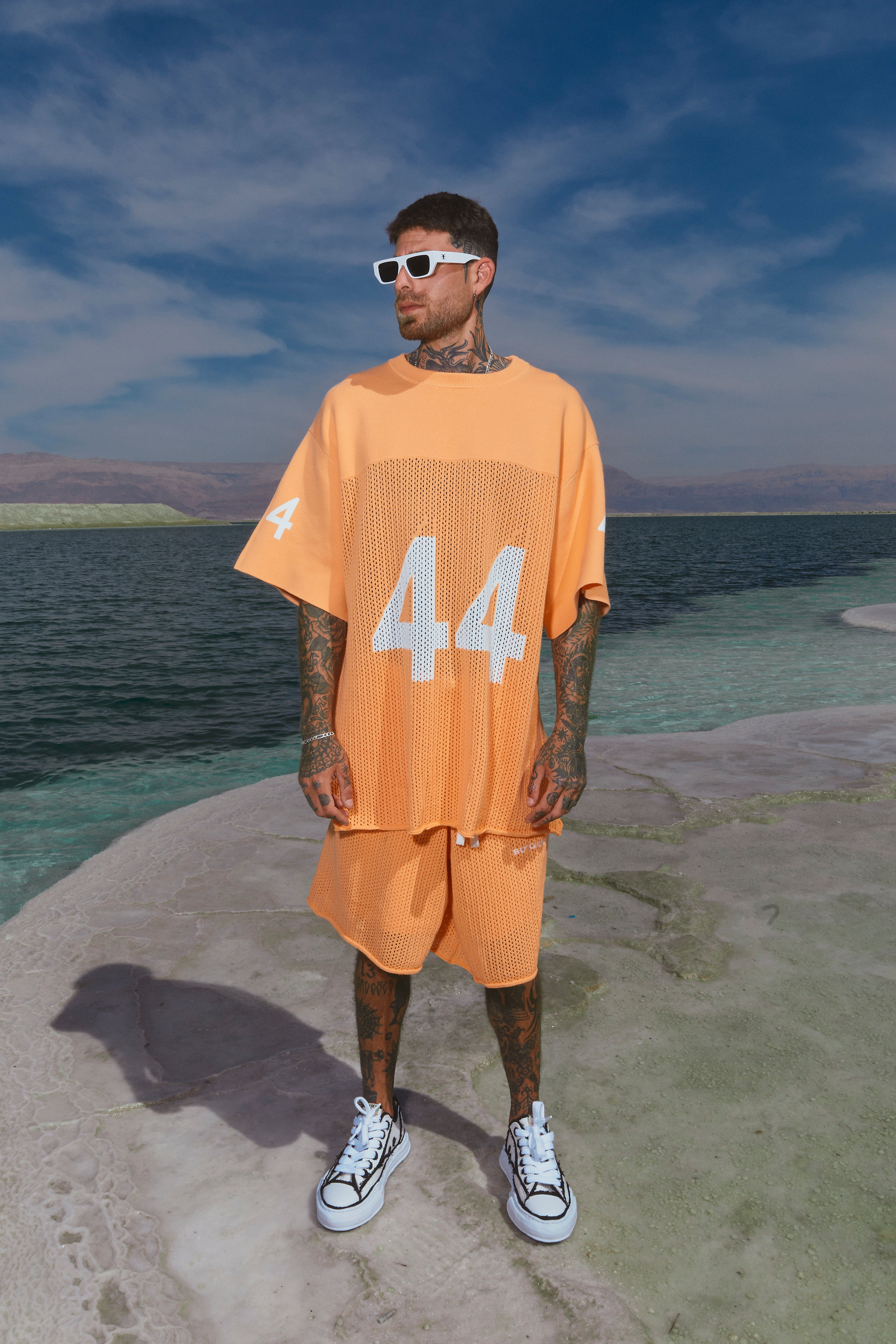 KNITTED SUMMER SET ORANGE