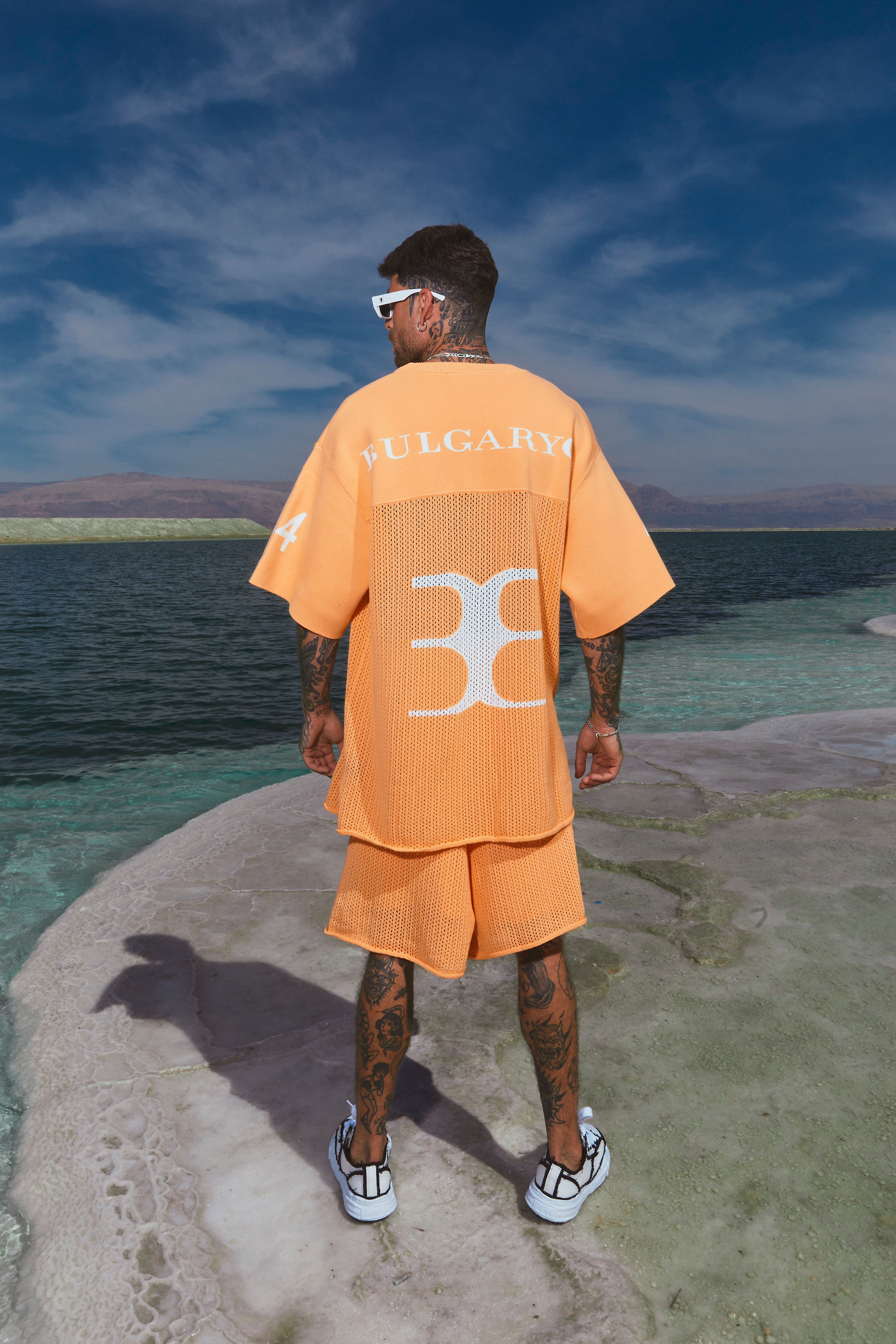 KNITTED SUMMER SET ORANGE