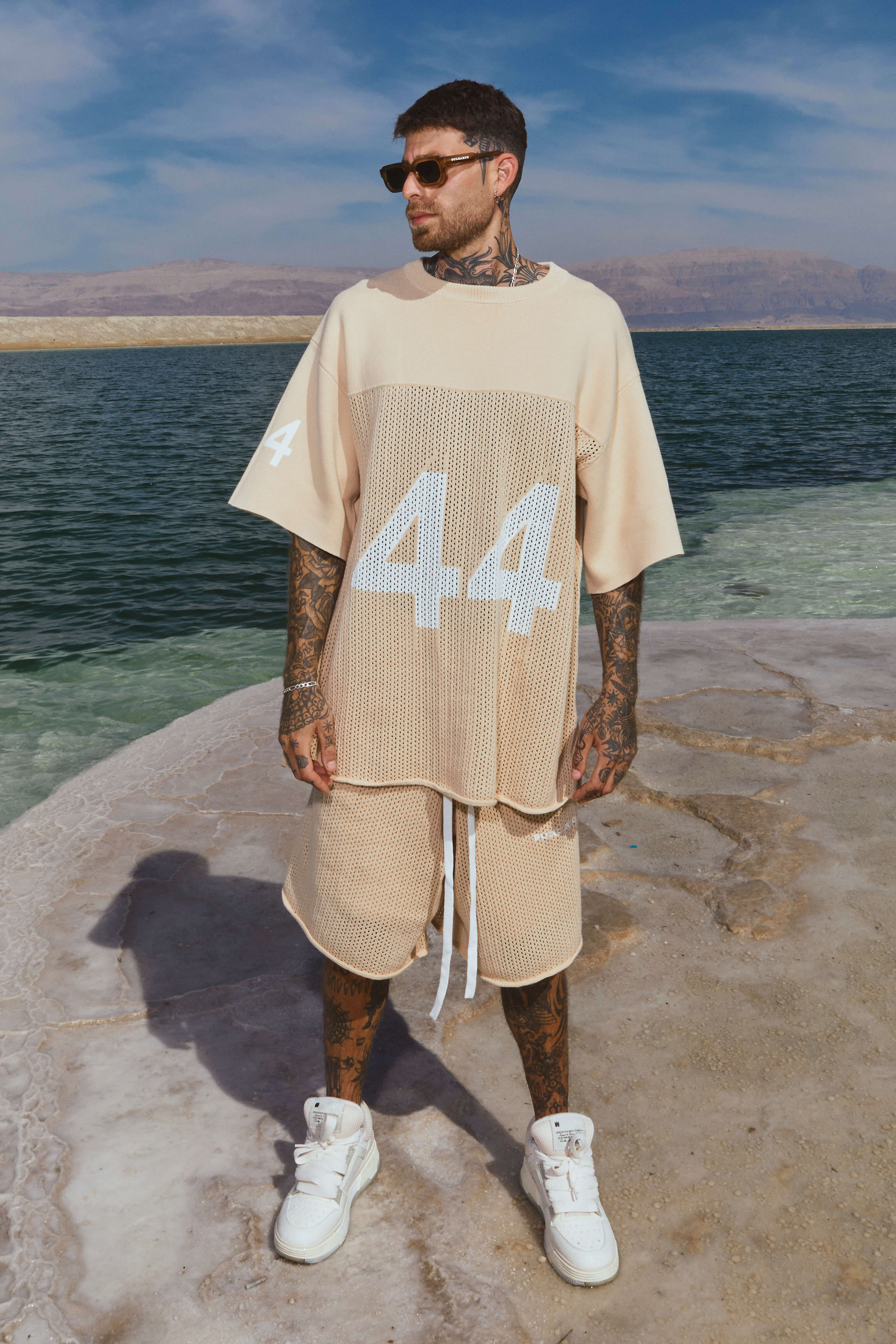 KNITTED SUMMER SET CREAM