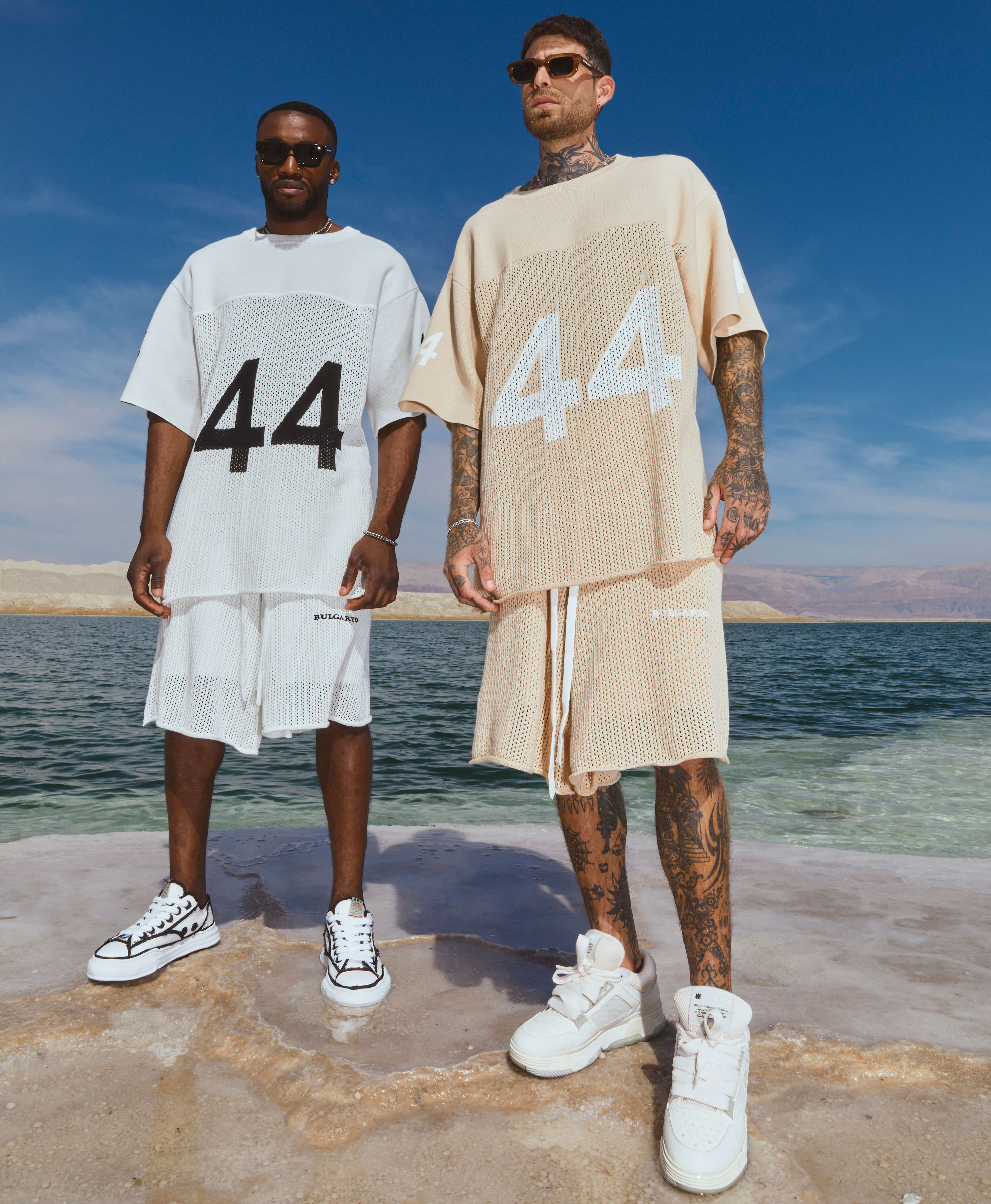 KNITTED SUMMER SET WHITE