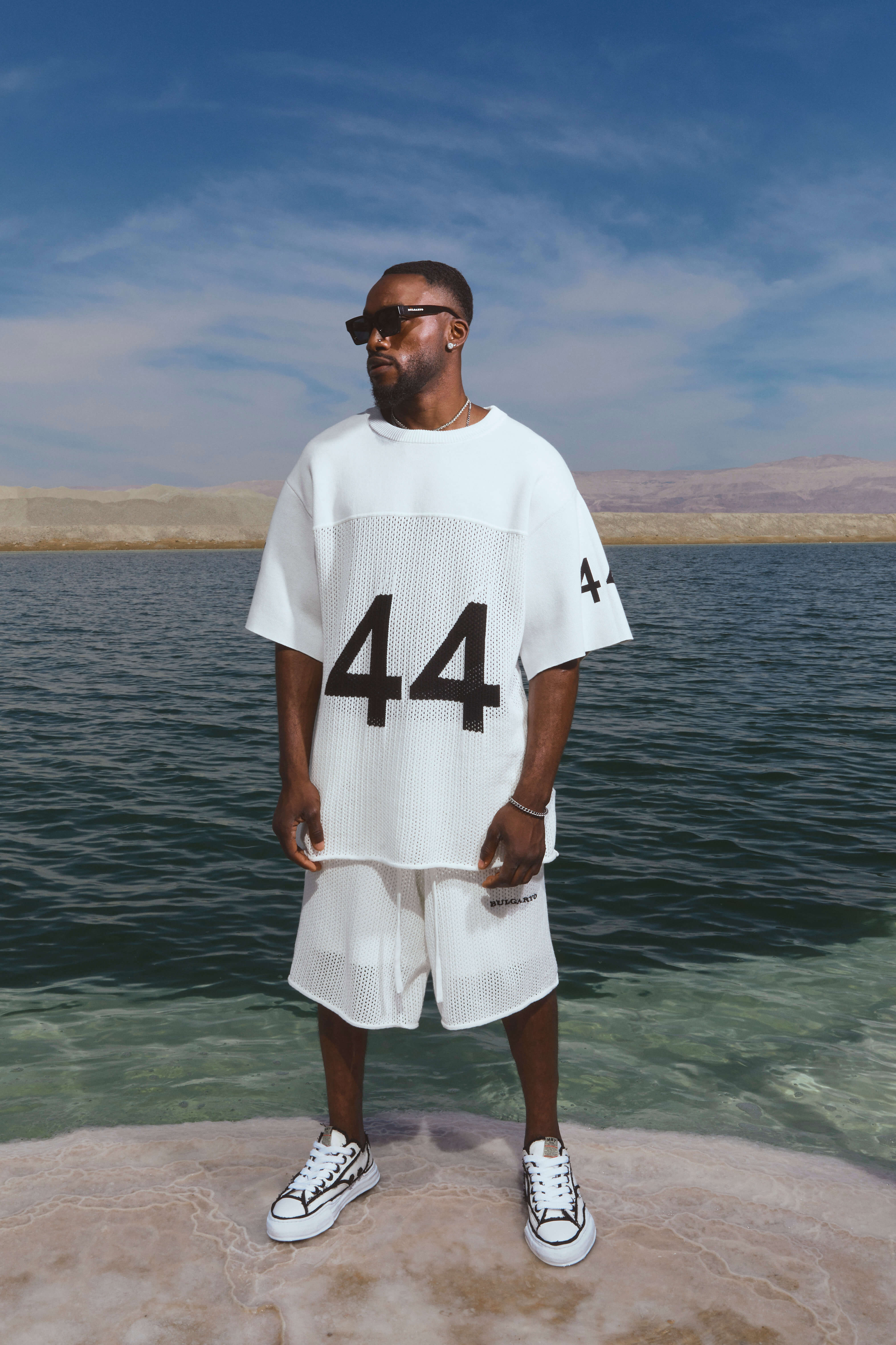 KNITTED SUMMER SET WHITE