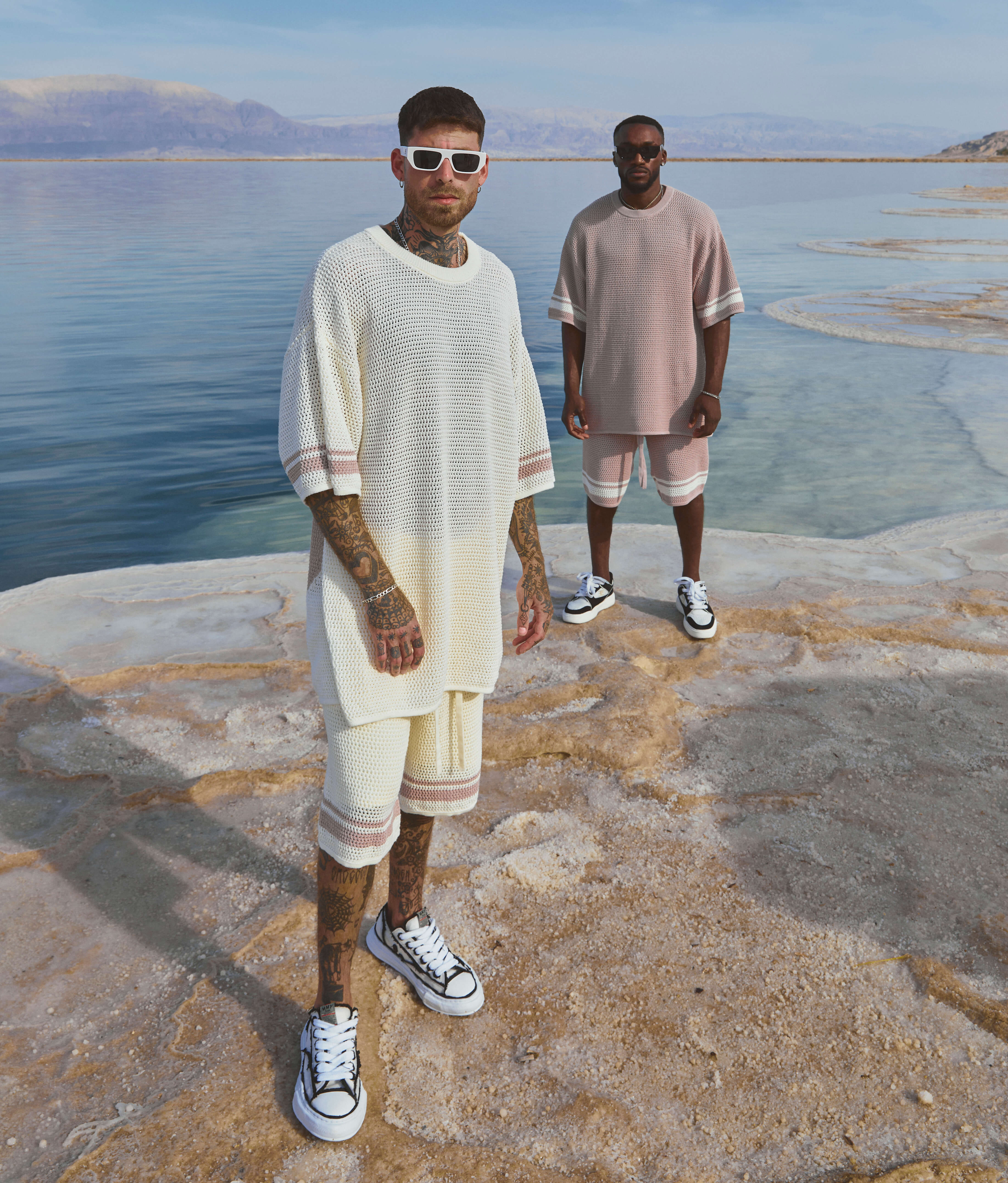 URBAN KNITTED SUMMER SET - CREAM