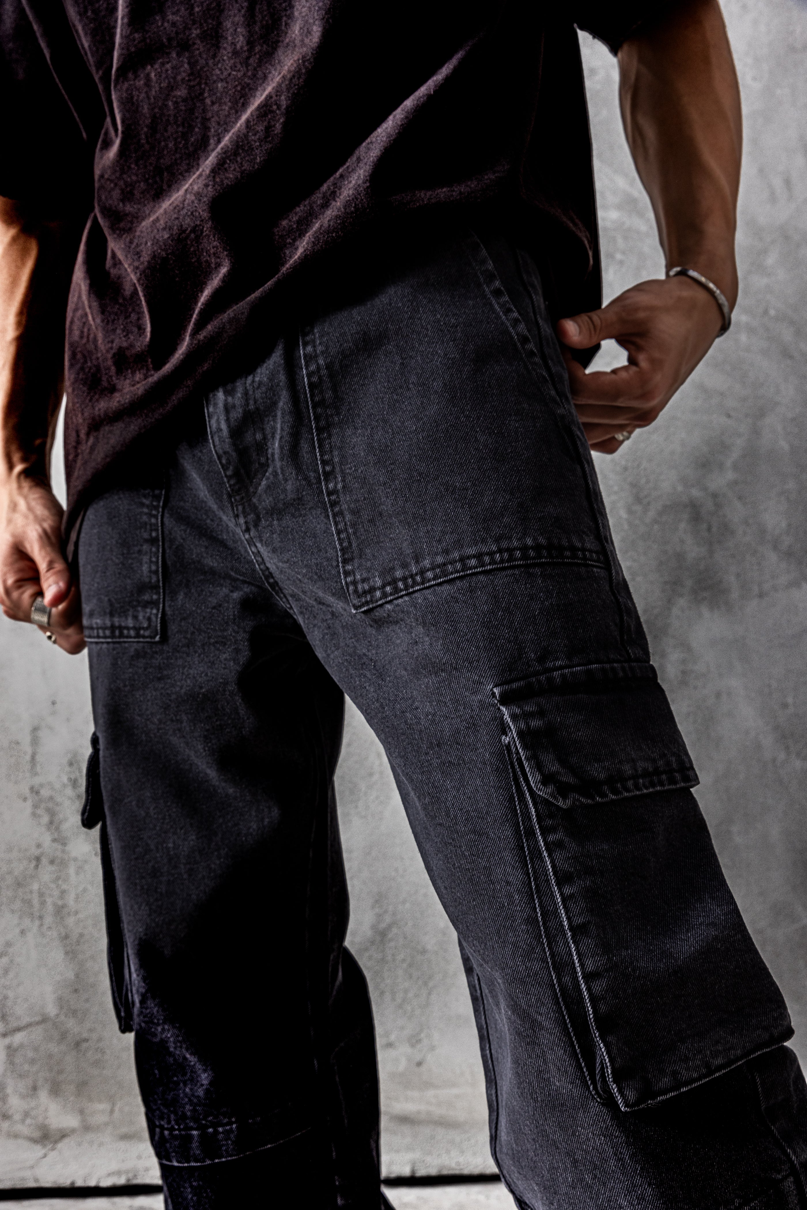 DENIM JEANS - R13 BLACK