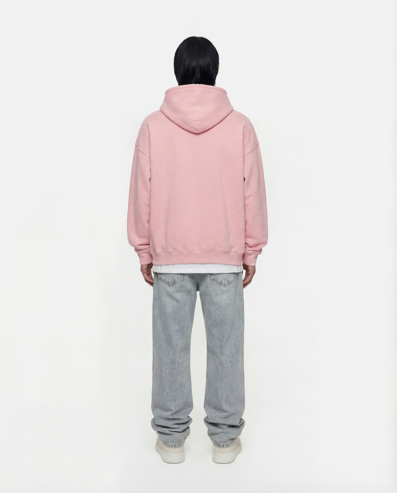 SCRIPT SYMBOL HOODIE PINK