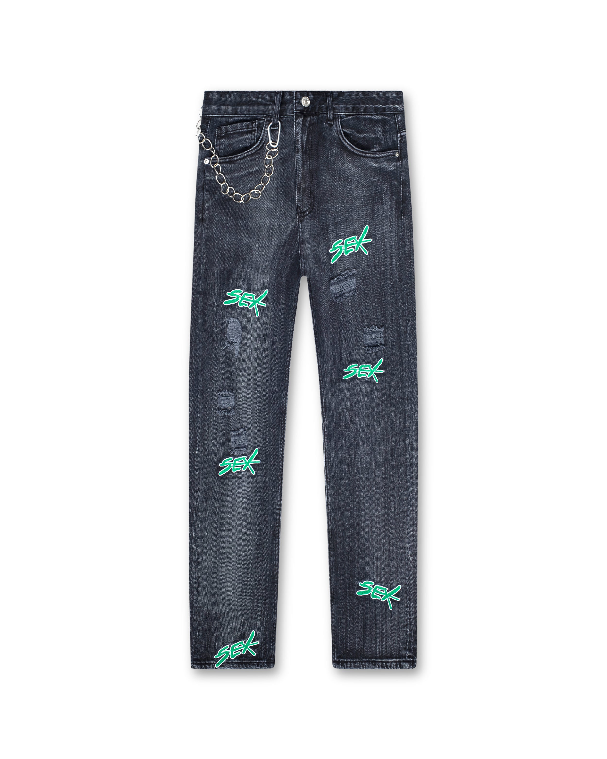 DENIM JEANS - R12 BLACK