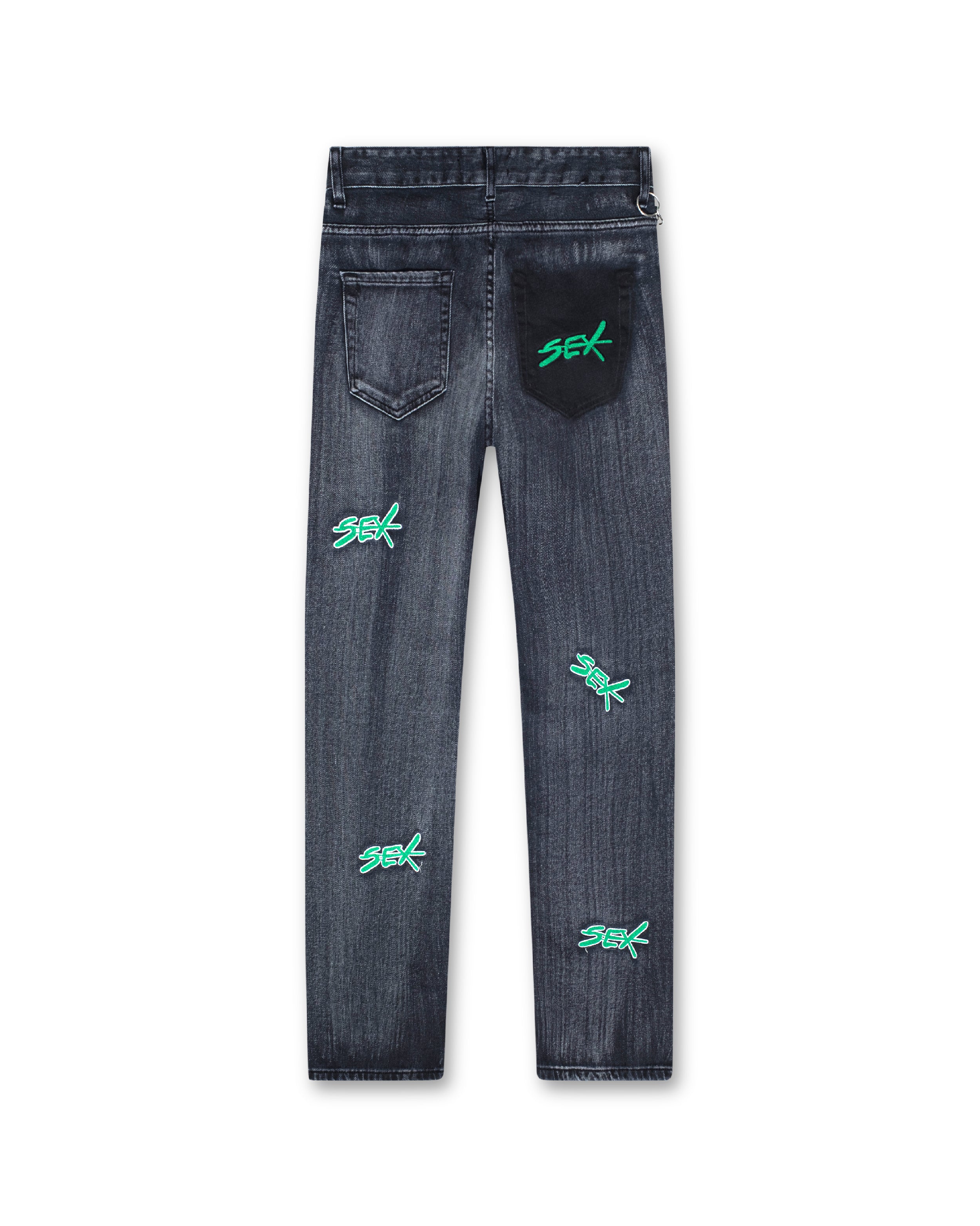 DENIM JEANS - R12 BLACK