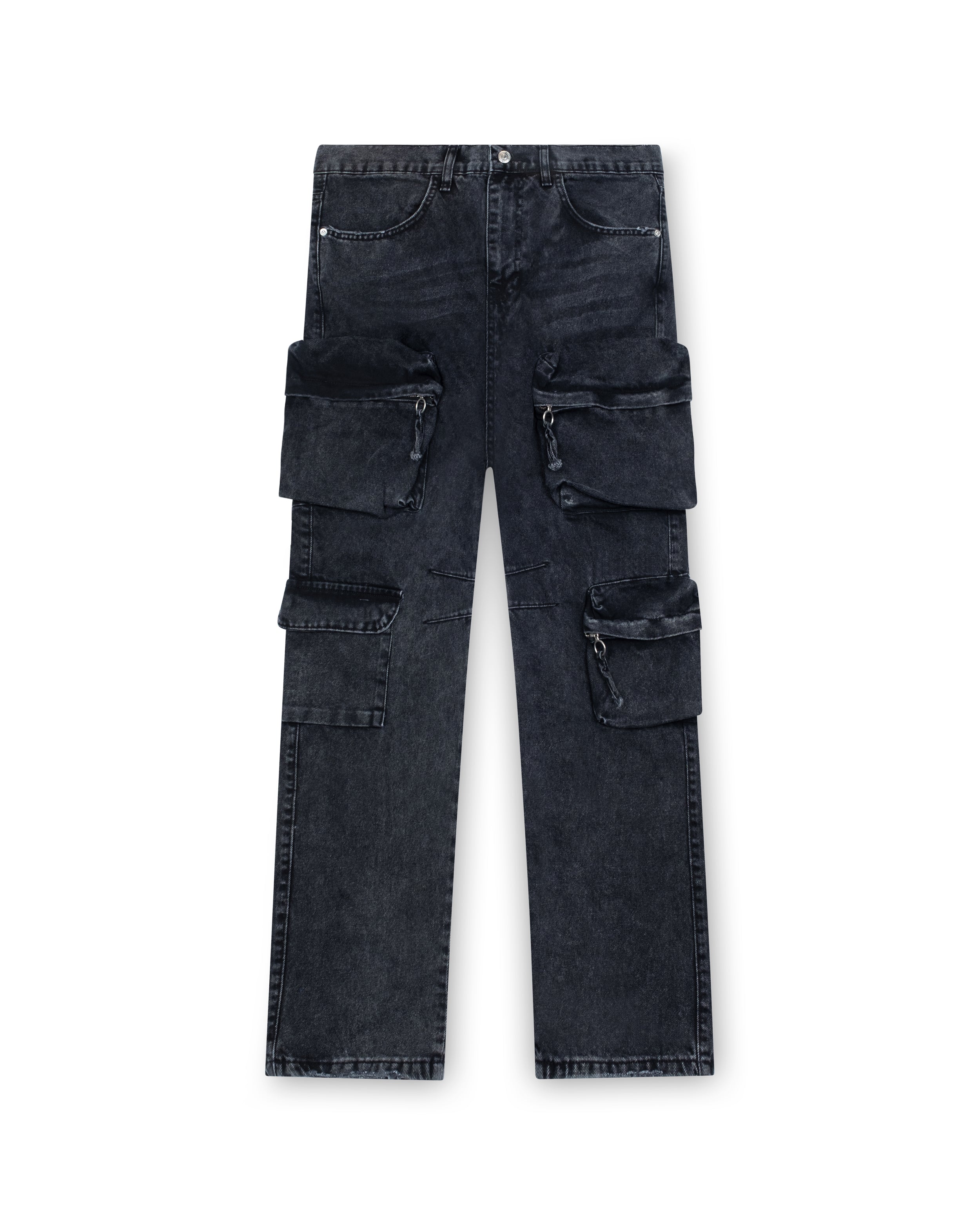 DENIM JEANS - R104 BLACK