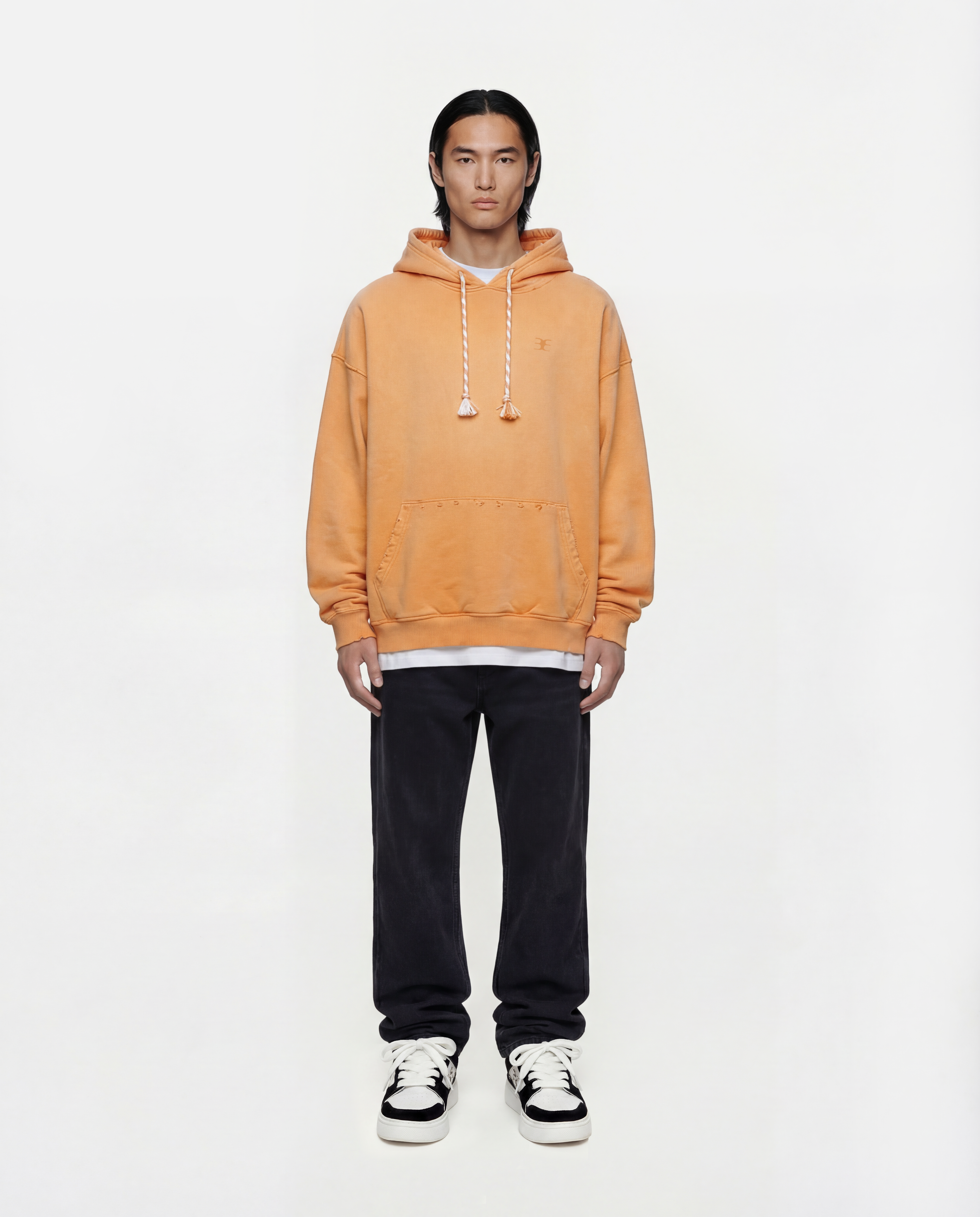 SCRIPT SYMBOL HOODIE ORANGE