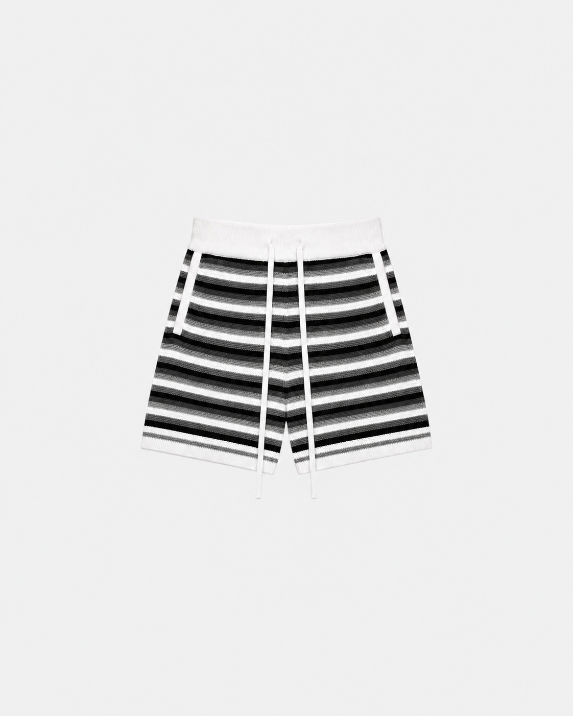 RESORT STRIPE SHORT BLACK