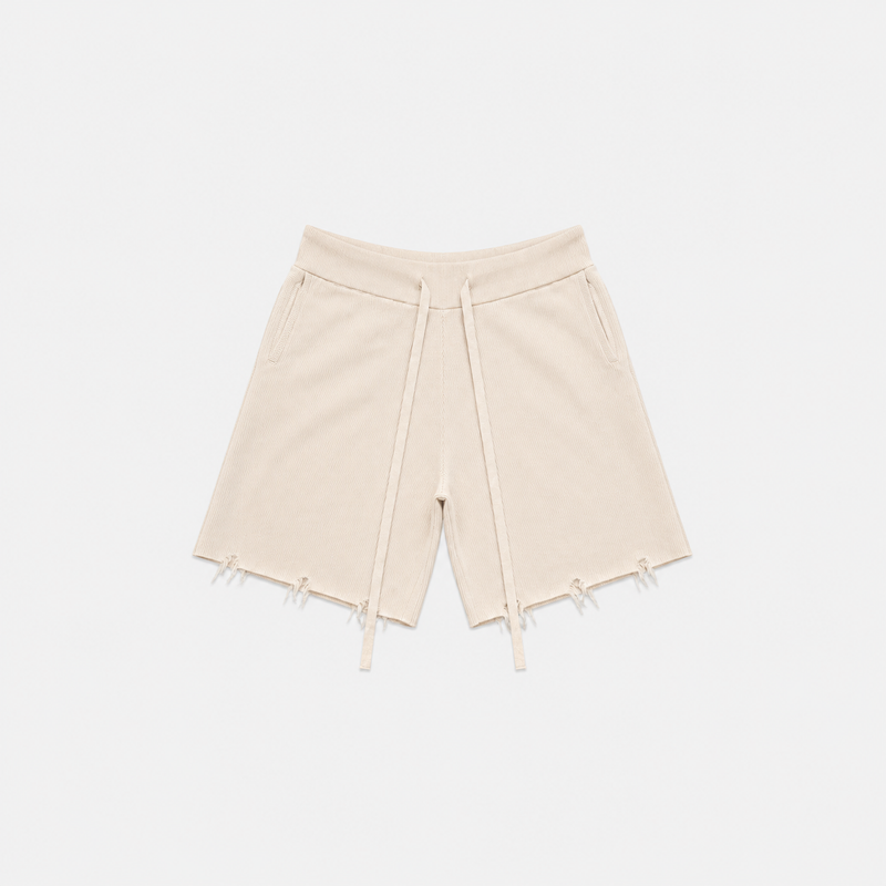DRAPE PLEATED PANTS STONE