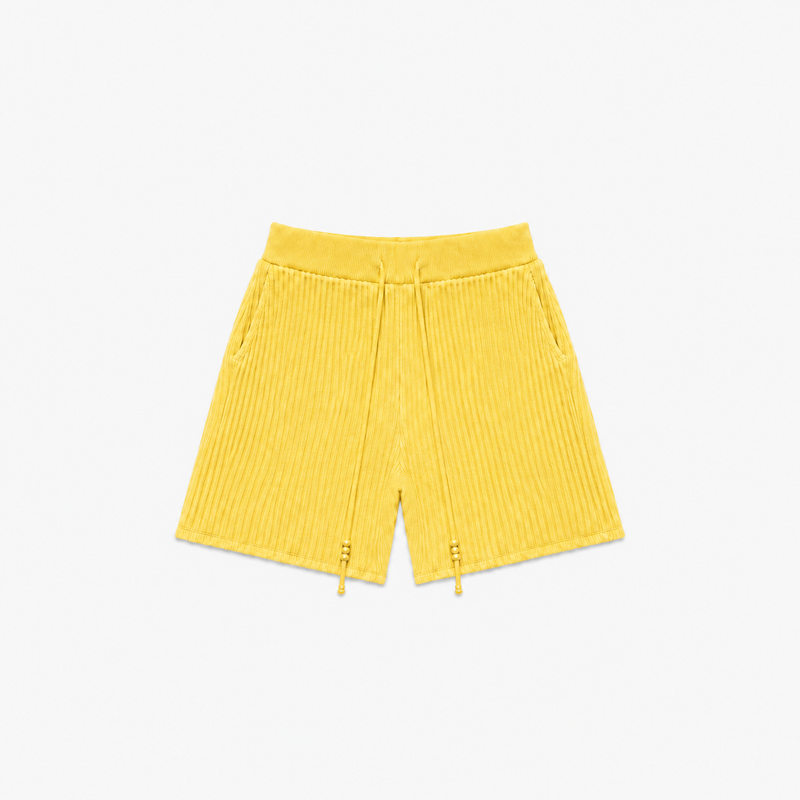 DROP STITCH KNIT YELLOW