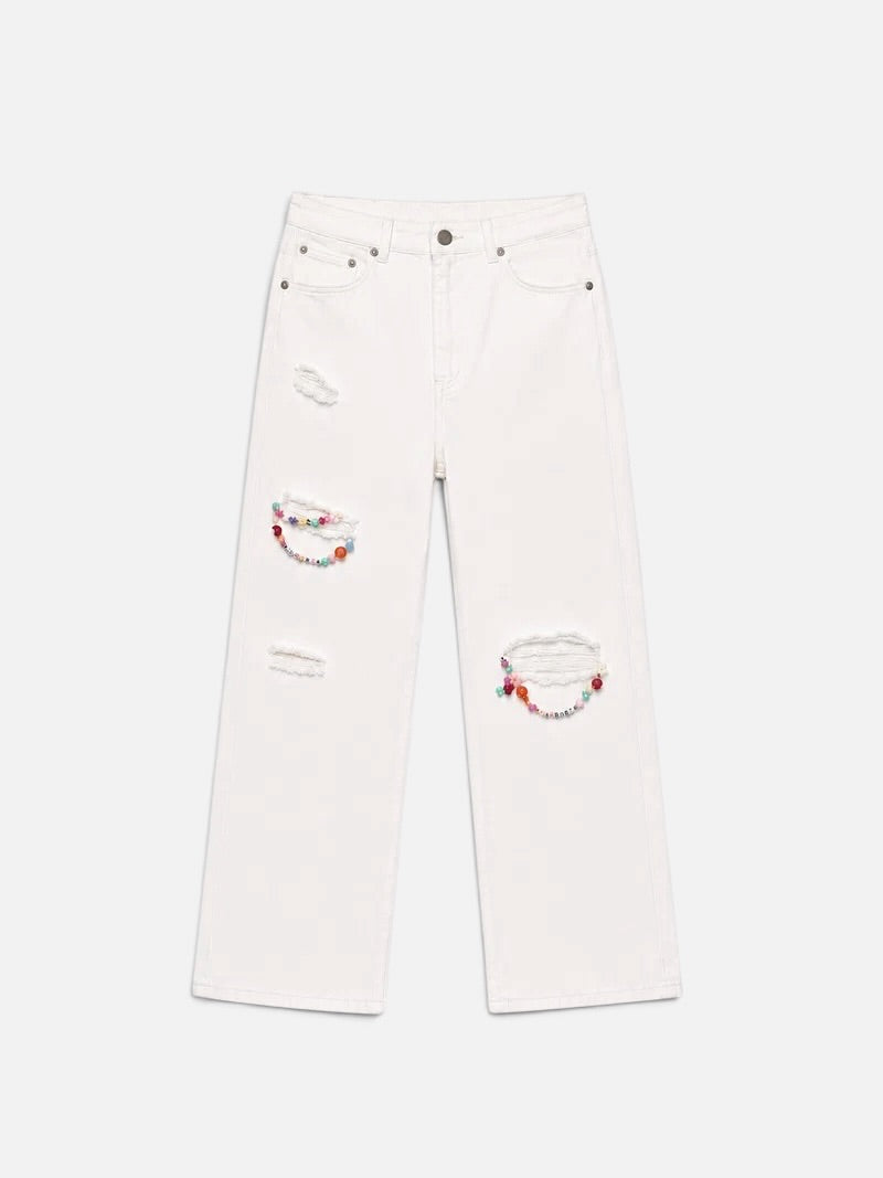 Track Star Jeans WHITE