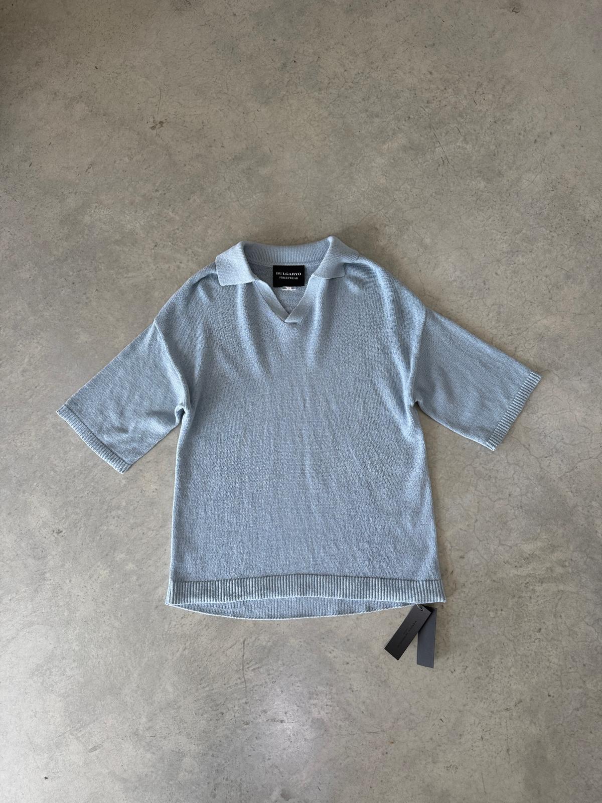 KNITTED COMFORT SET – BLUE