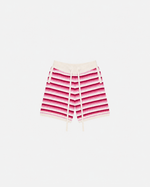 RESORT STRIPE SHORT       PINK