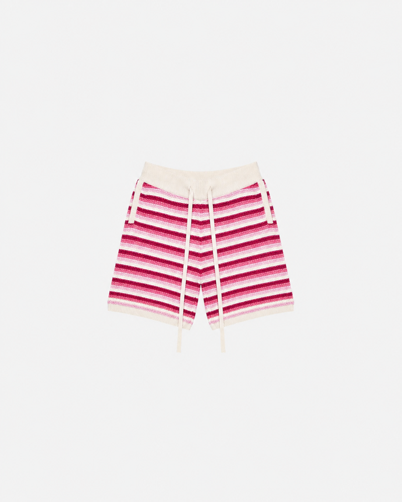 RESORT STRIPE SHORT       PINK
