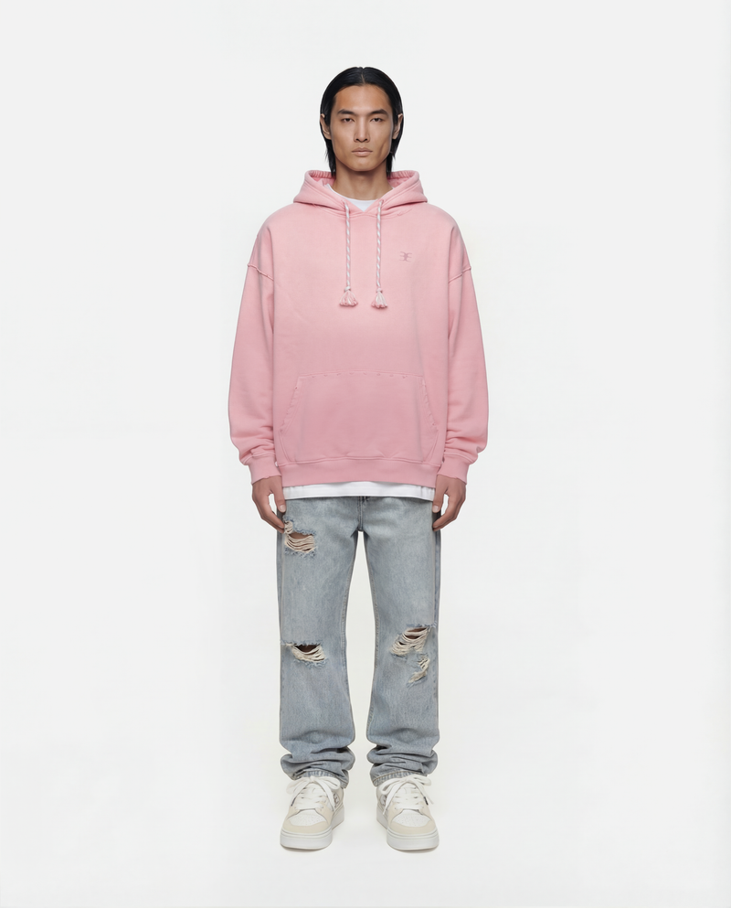 SCRIPT SYMBOL HOODIE      PINK