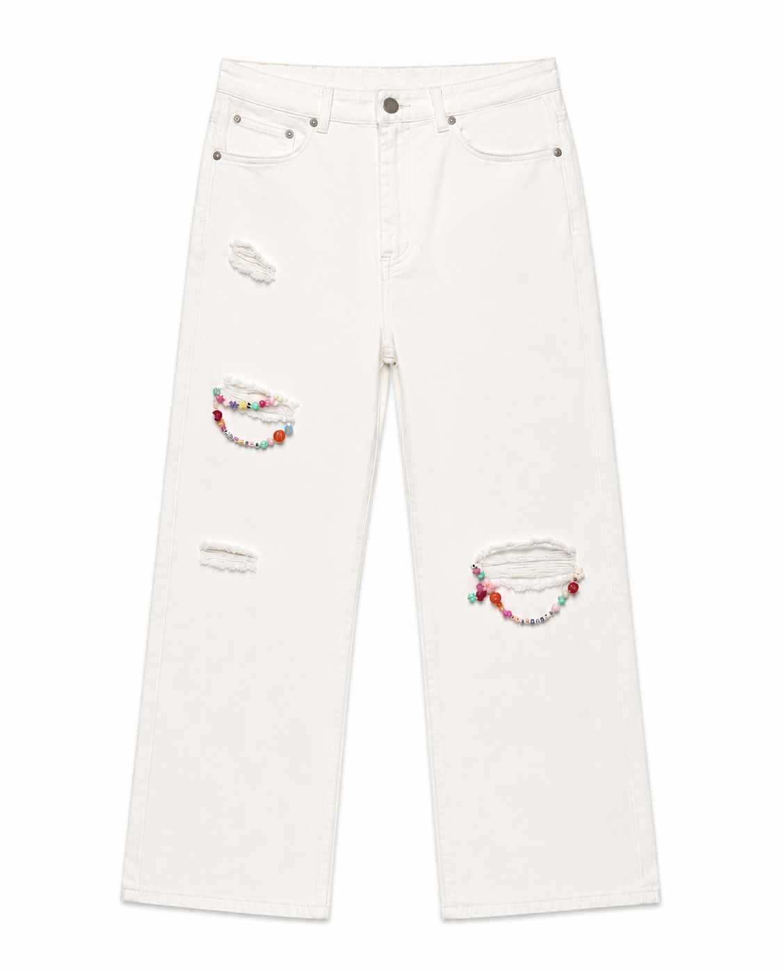 Track Star Jeans          WHITE
