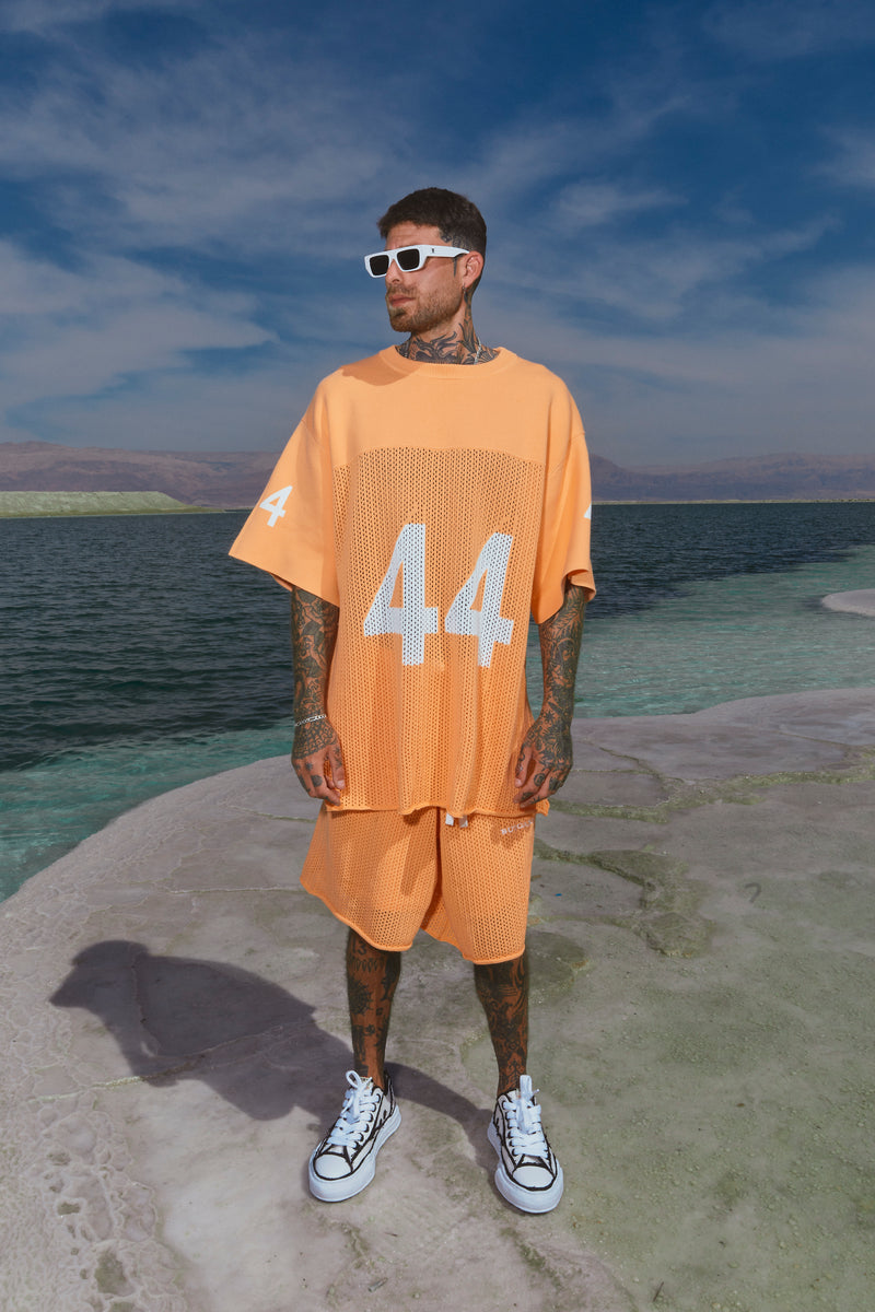 KNITTED SUMMER SET ORANGE