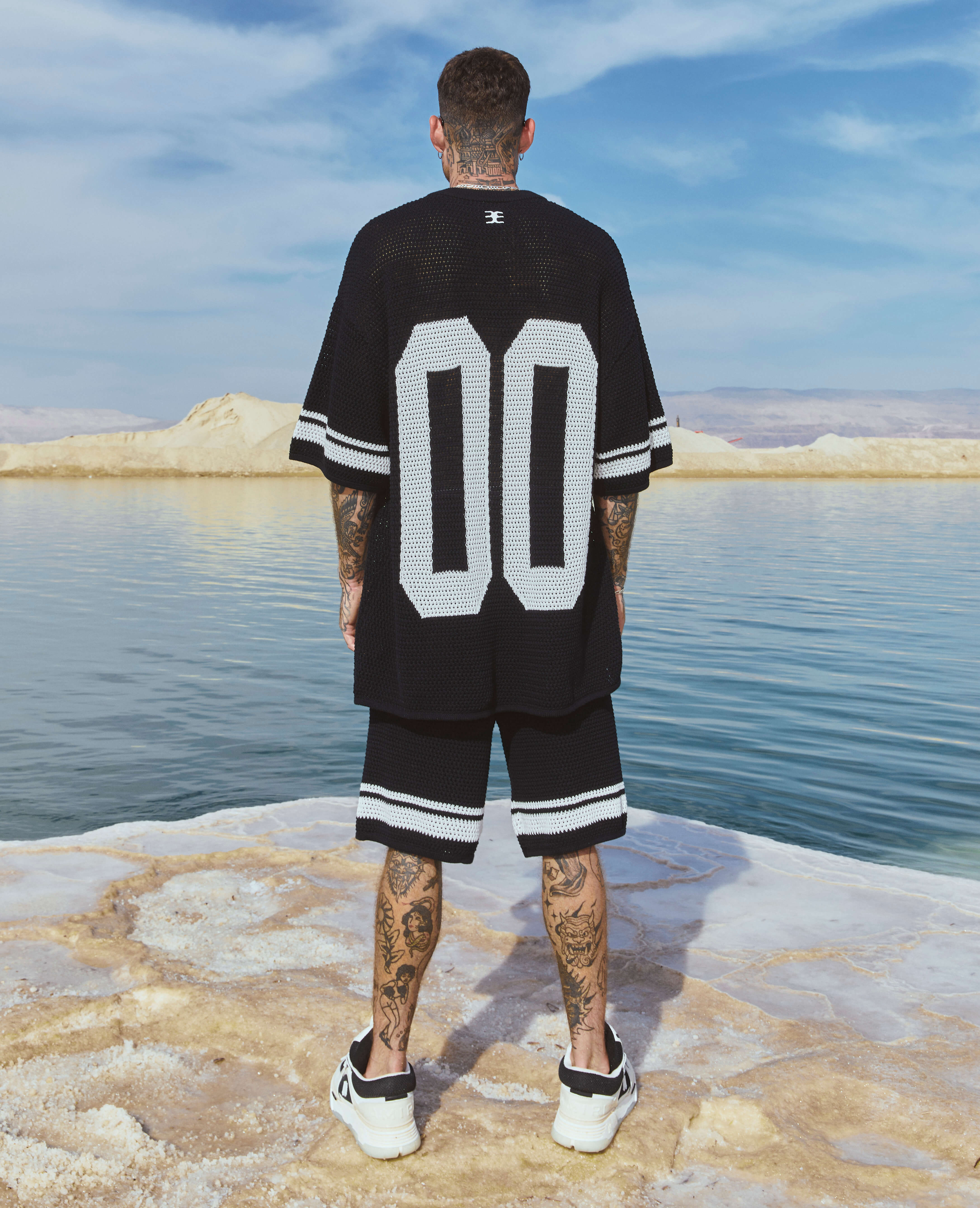 URBAN KNITTED SUMMER SET - BLACK