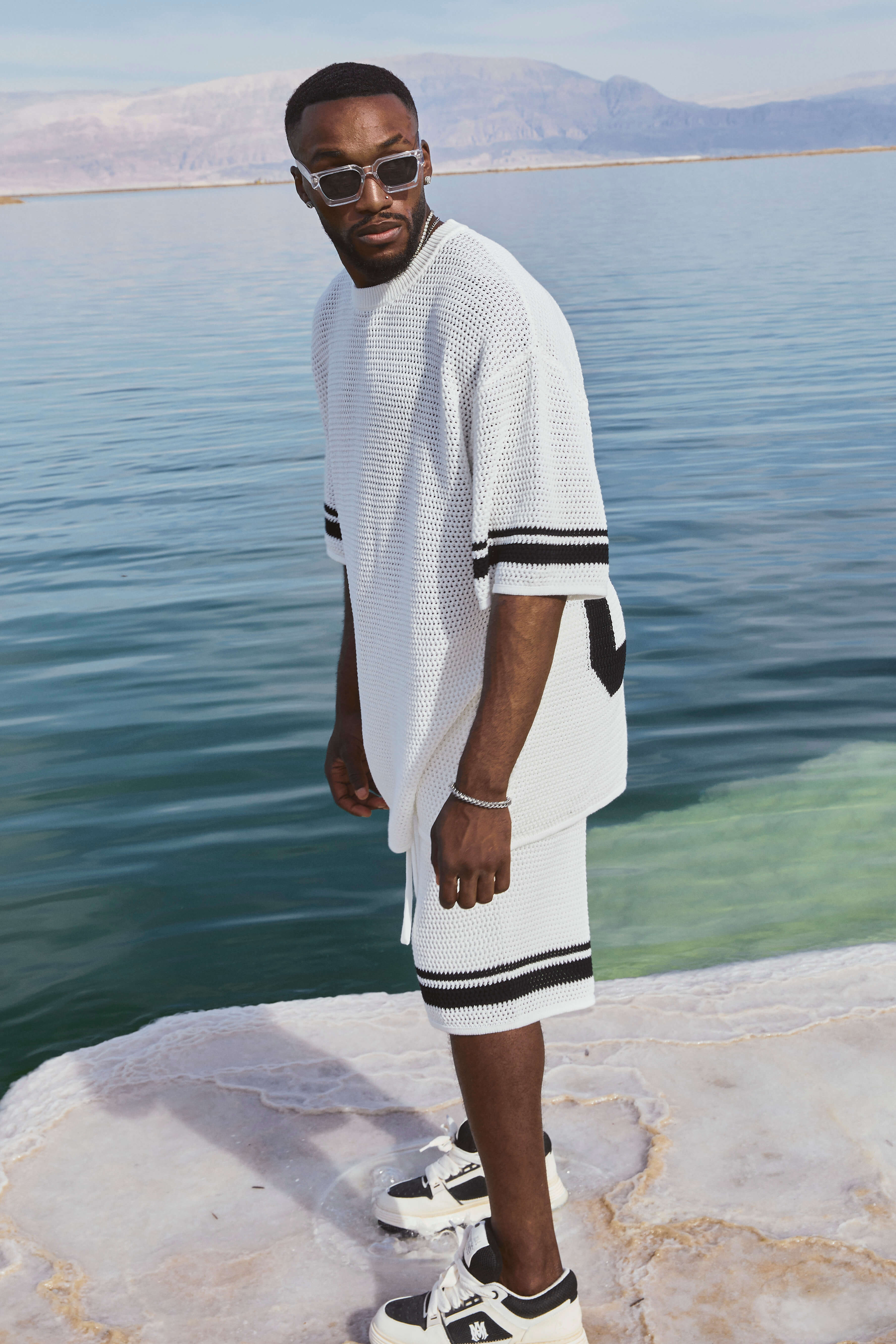 KNITTED P - B7            WHITE