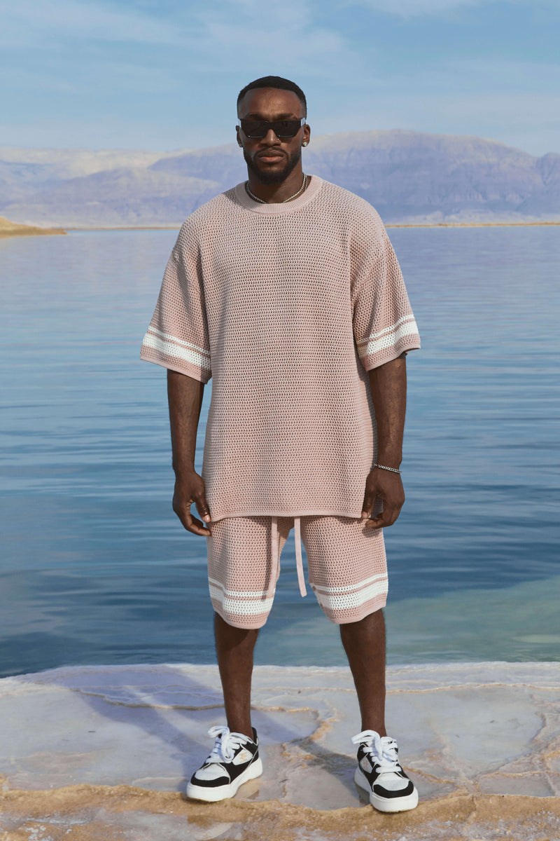 KNITTED P - B7            BROWN