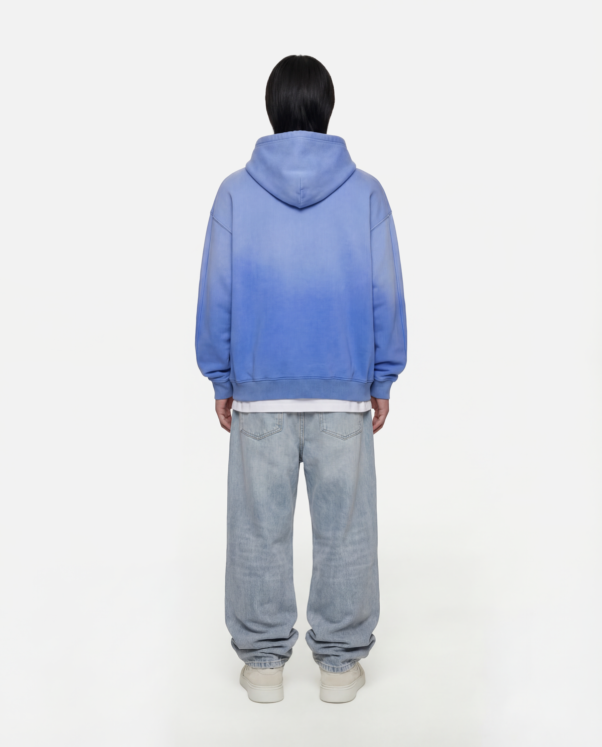 SCRIPT SYMBOL HOODIE      BLUE