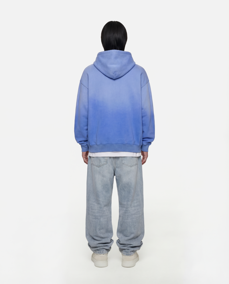 SCRIPT SYMBOL HOODIE      BLUE