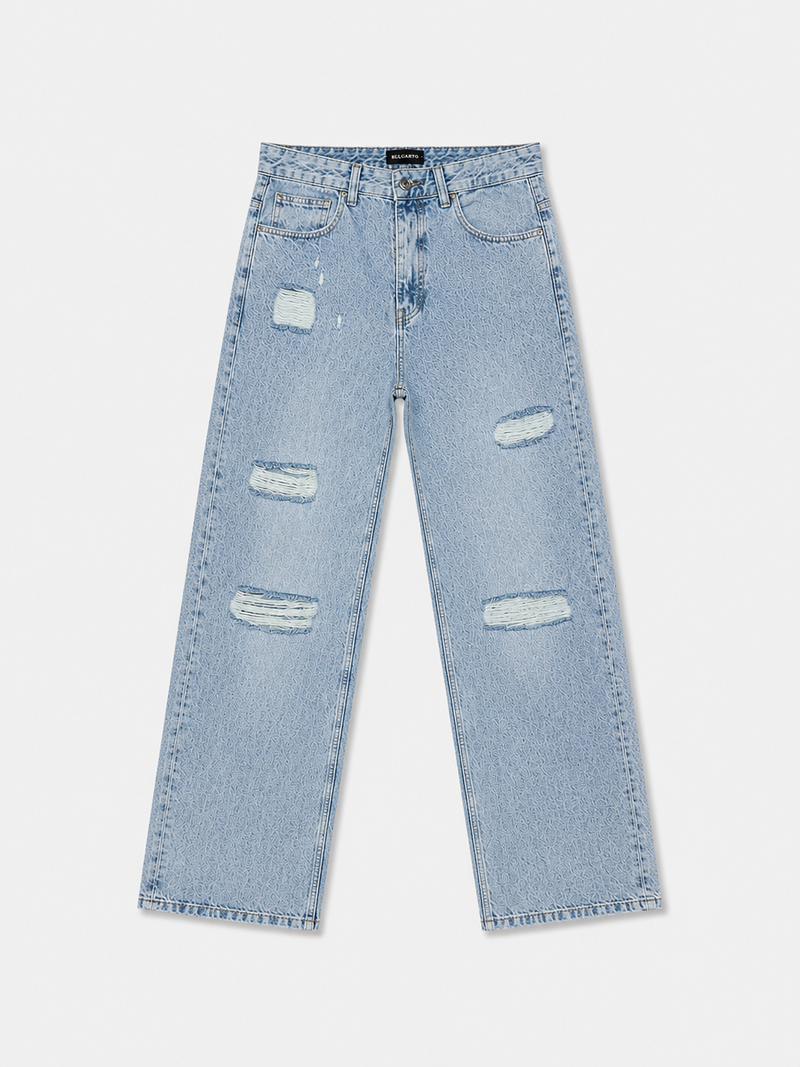DENIM JEANS - BU46        BLUE