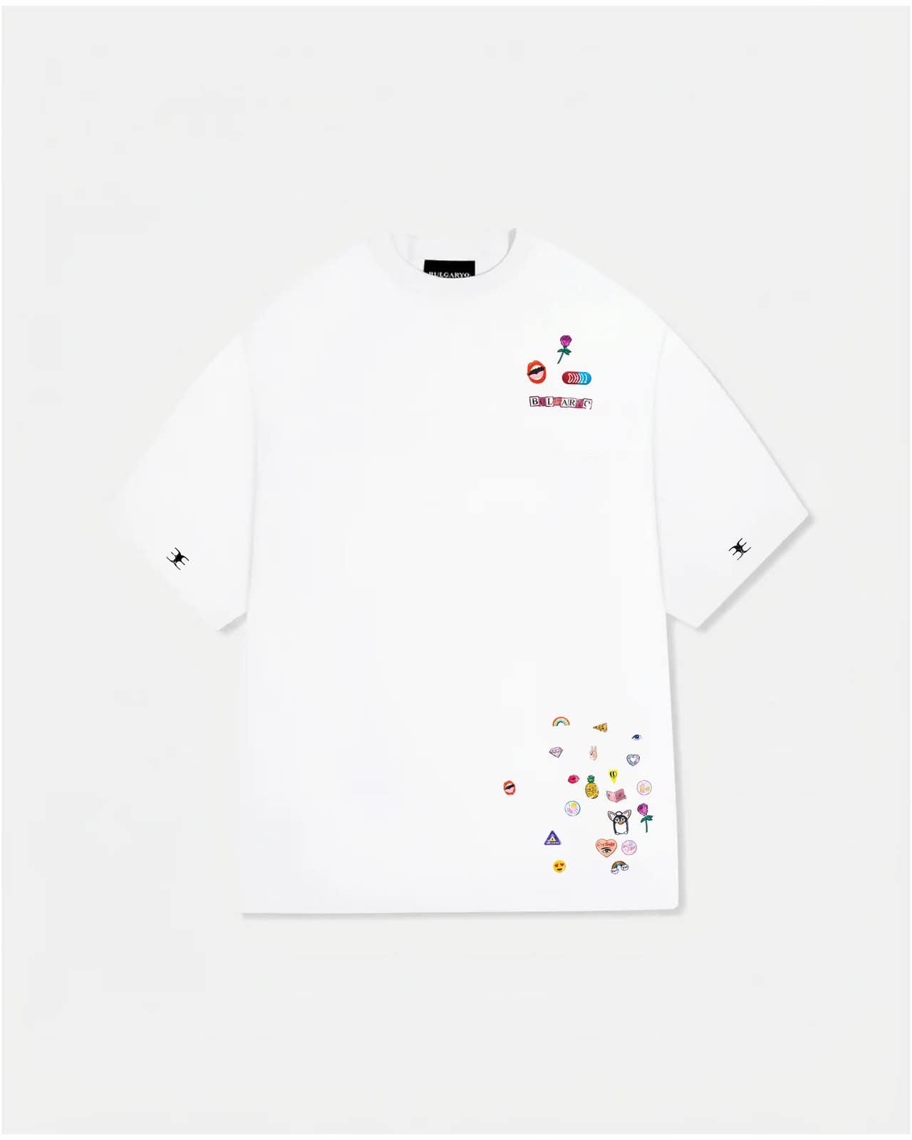 BULGARYO STICKERS T       WHITE