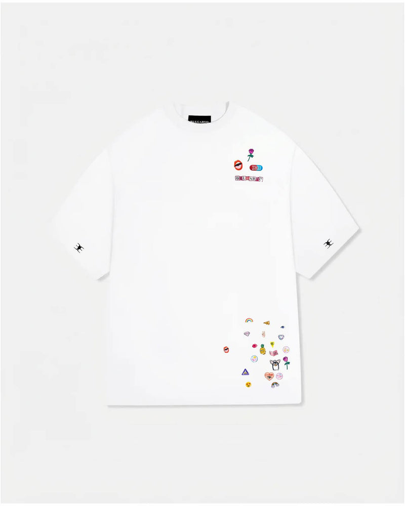 BULGARYO STICKERS T       WHITE