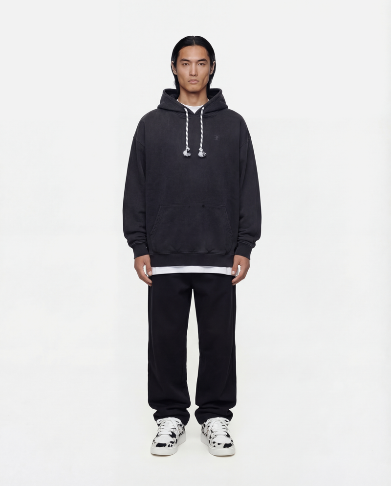 SCRIPT SYMBOL HOODIE      BLACK