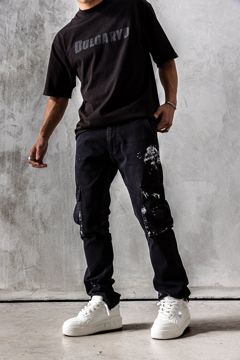 DENIM JEANS R45           BLACK
