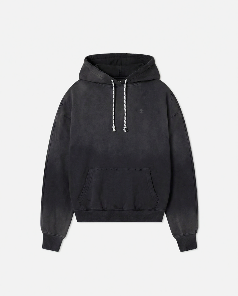 SCRIPT SYMBOL HOODIE      BLACK