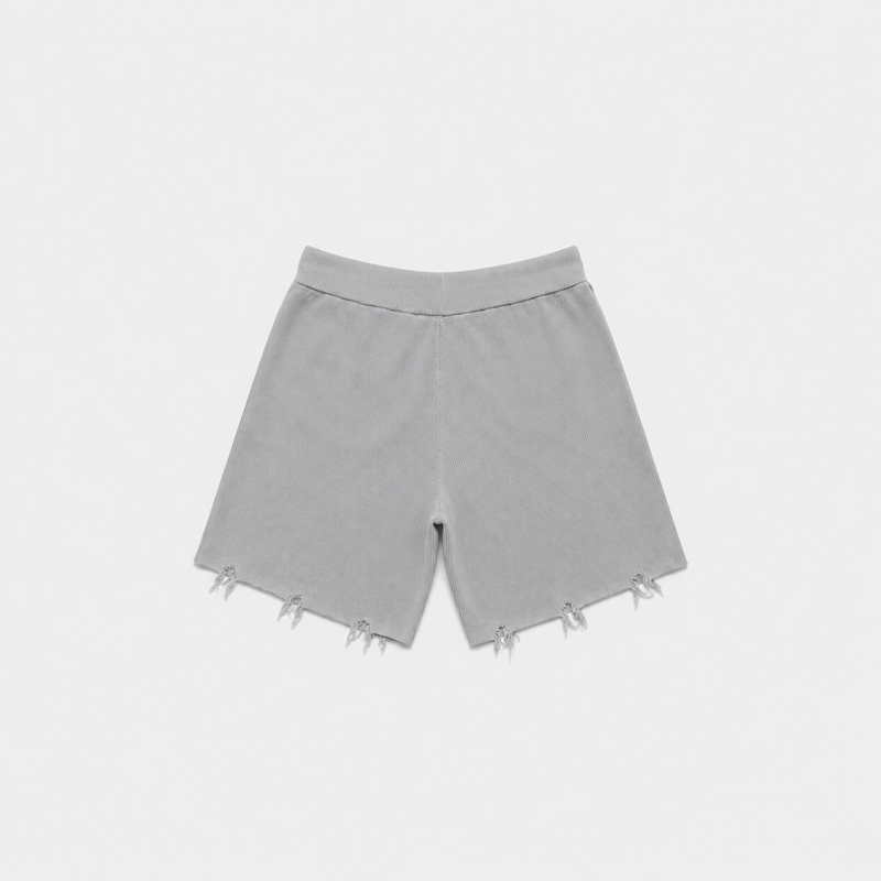 DRAPE PLEATED PANTS       D.GRAY