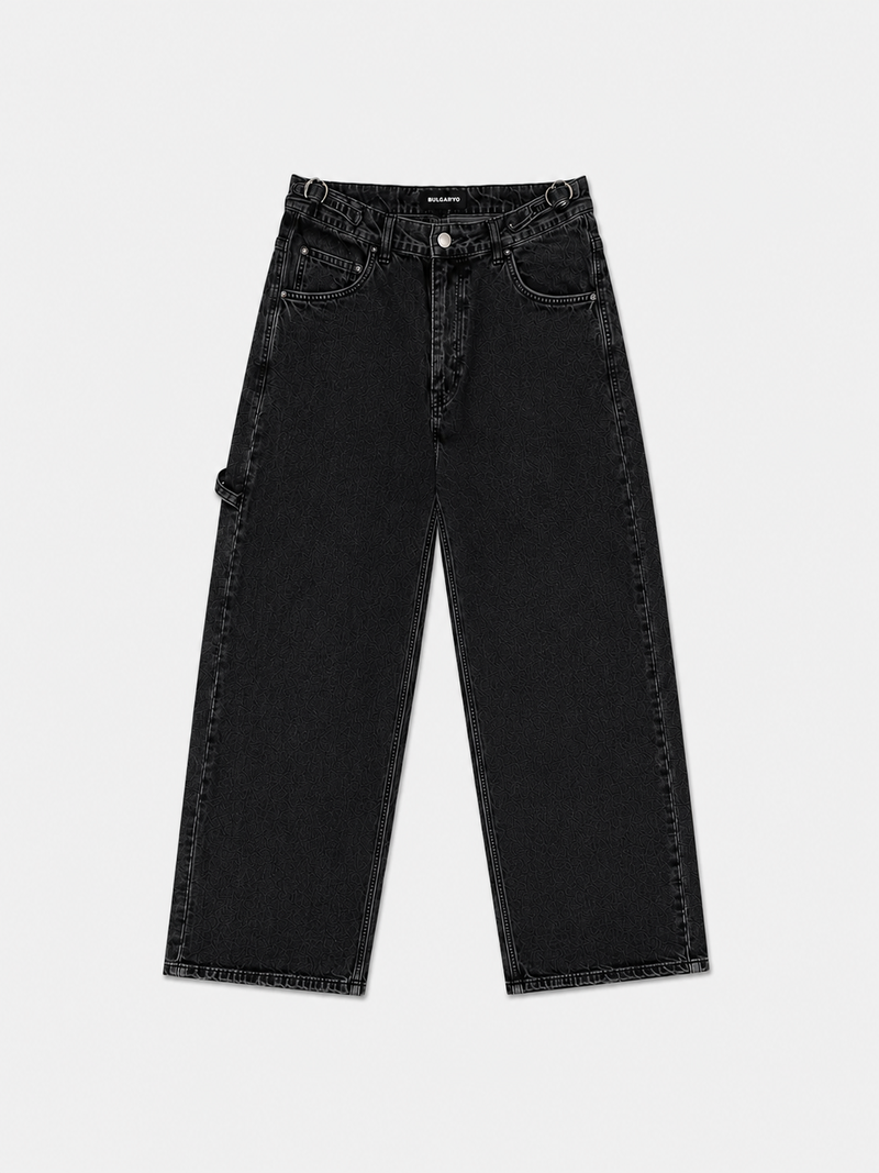 DENIM JEANS - BU 50       BLACK