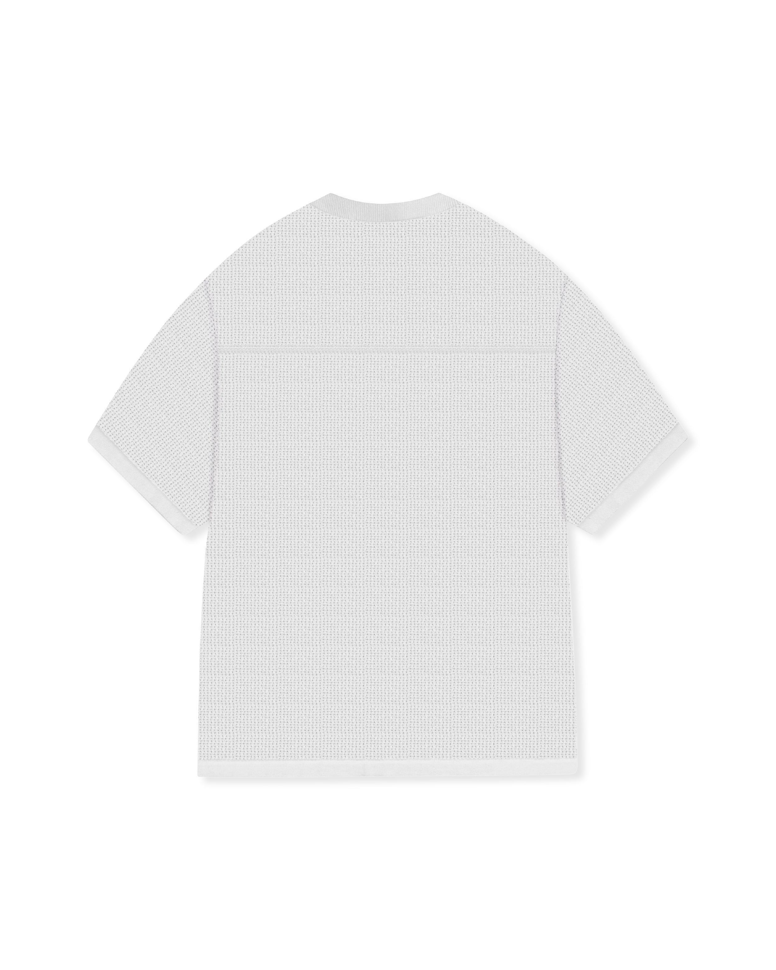 KNITTED T - B16  WHITE