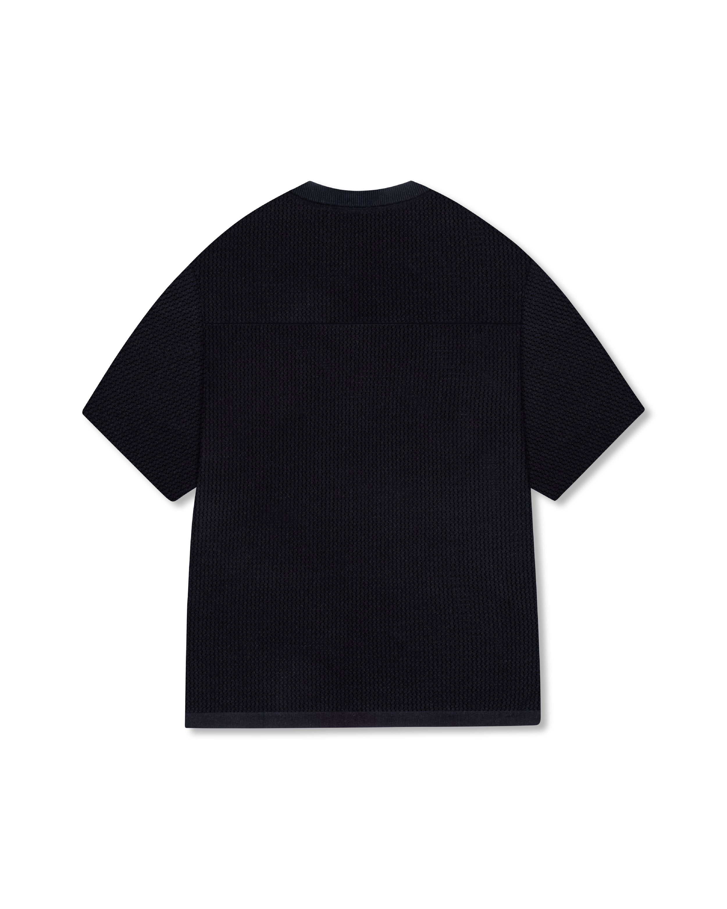 KNITTED T - B16 BLACK