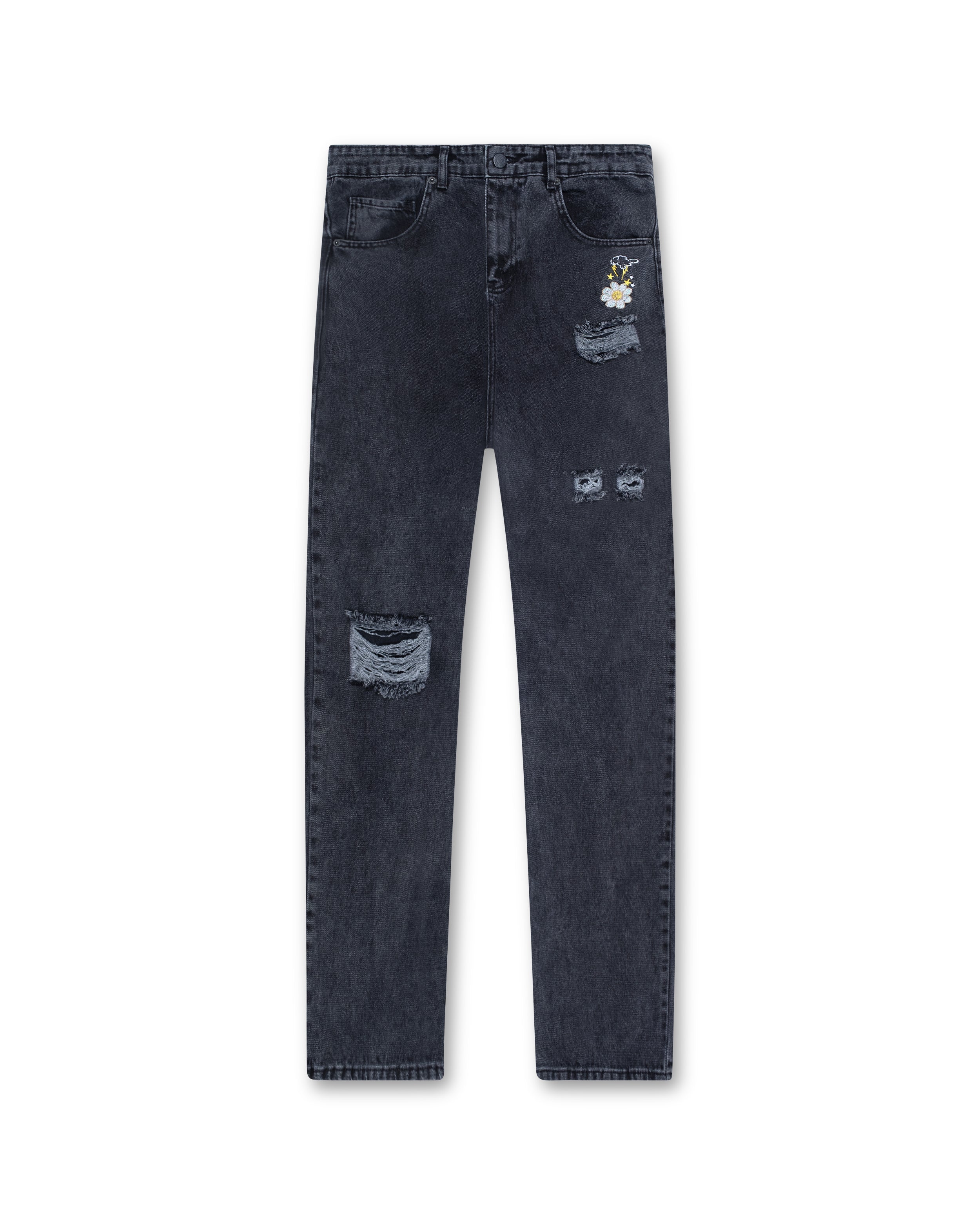 DENIM JEANS - R67  BLACK