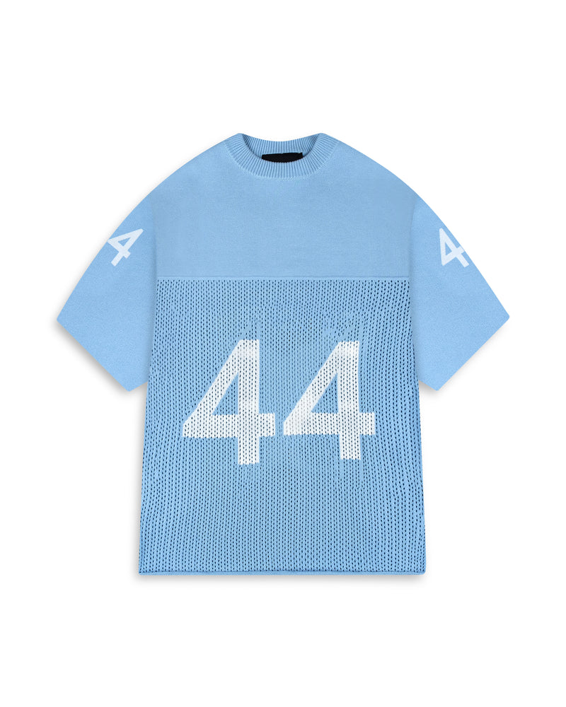KNITTED SUMMER SET BLUE