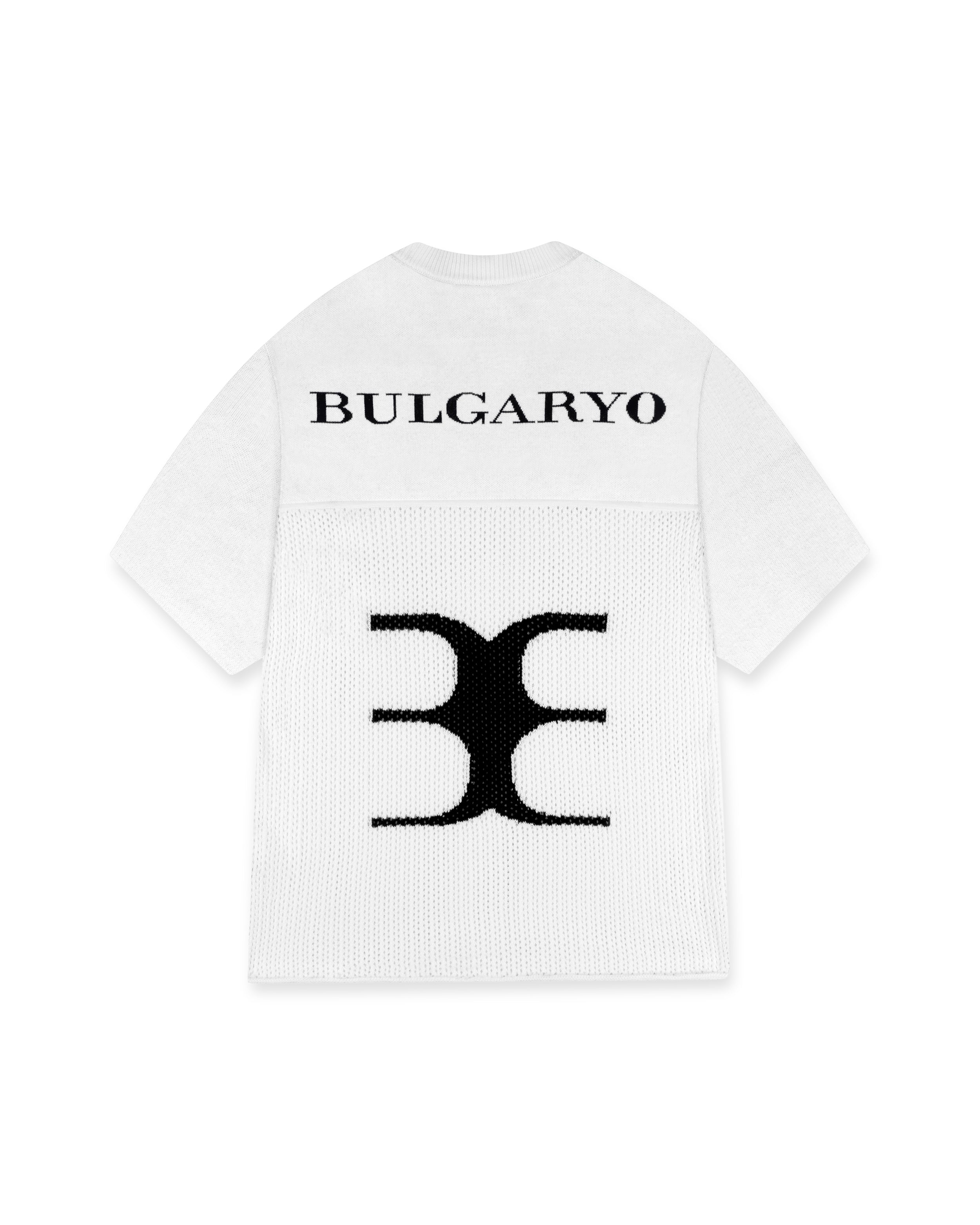 KNITTED T - B2 WHITE