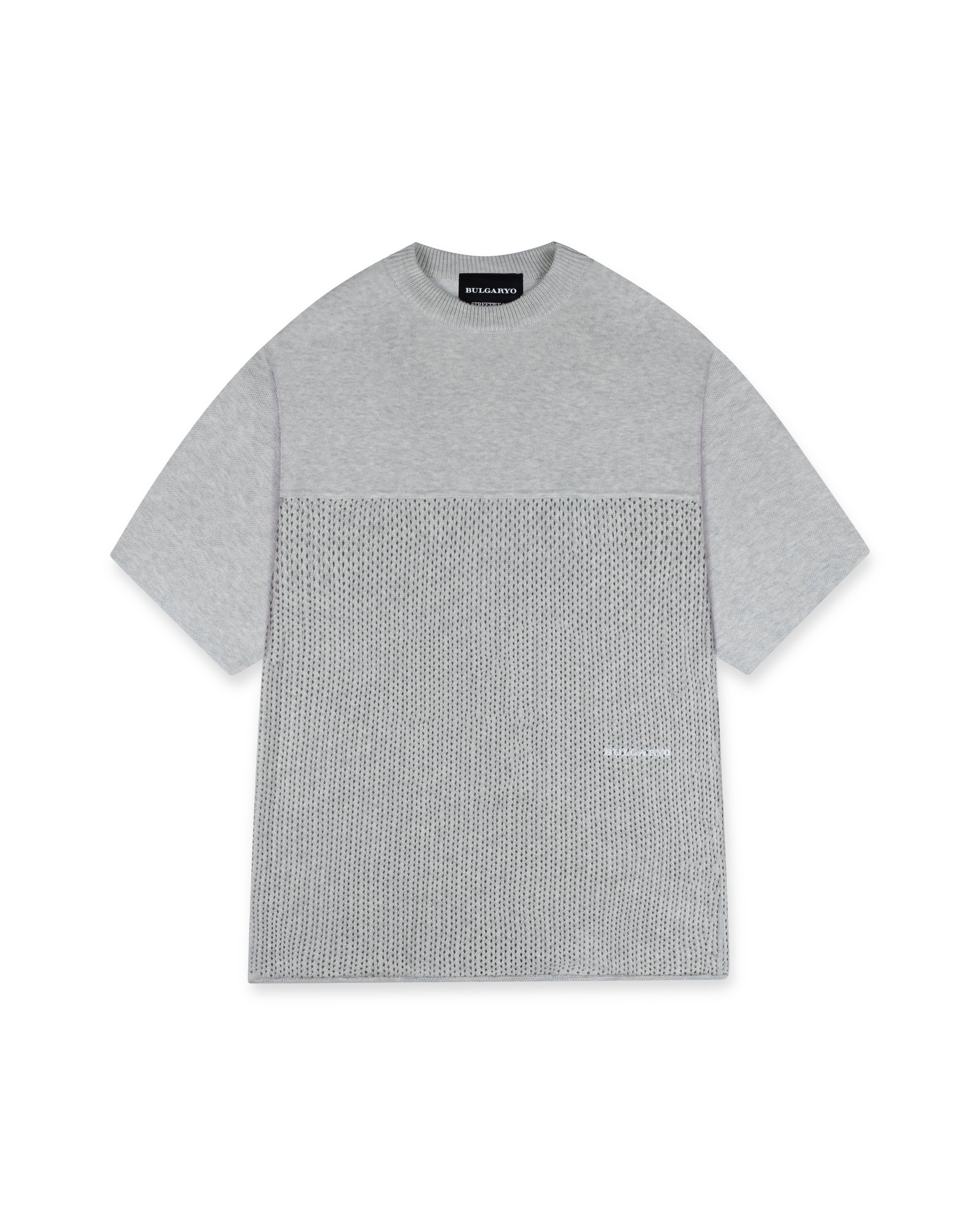 KNITTED T - B2  L.GRAY