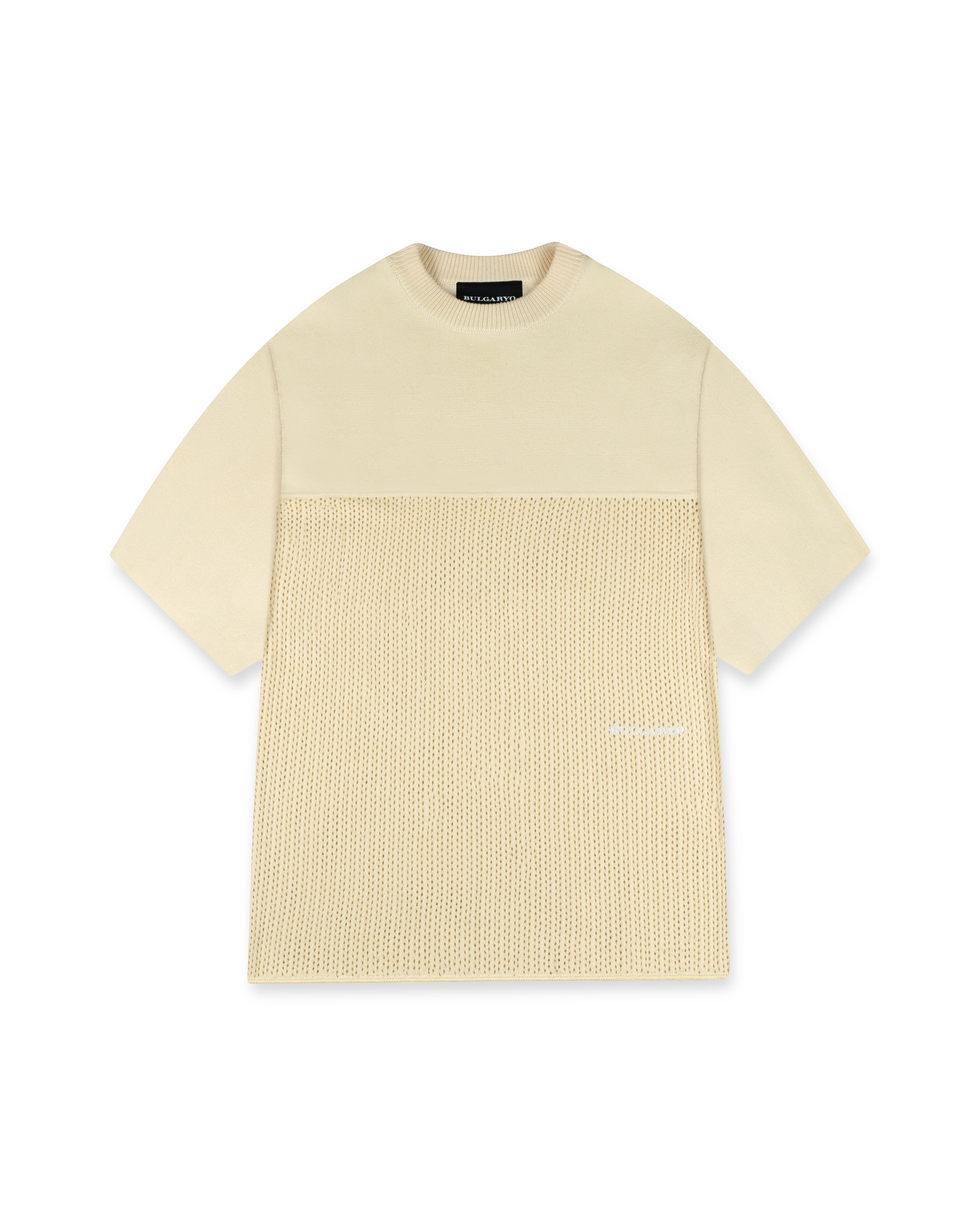 KNITTED T - B2  CREAM