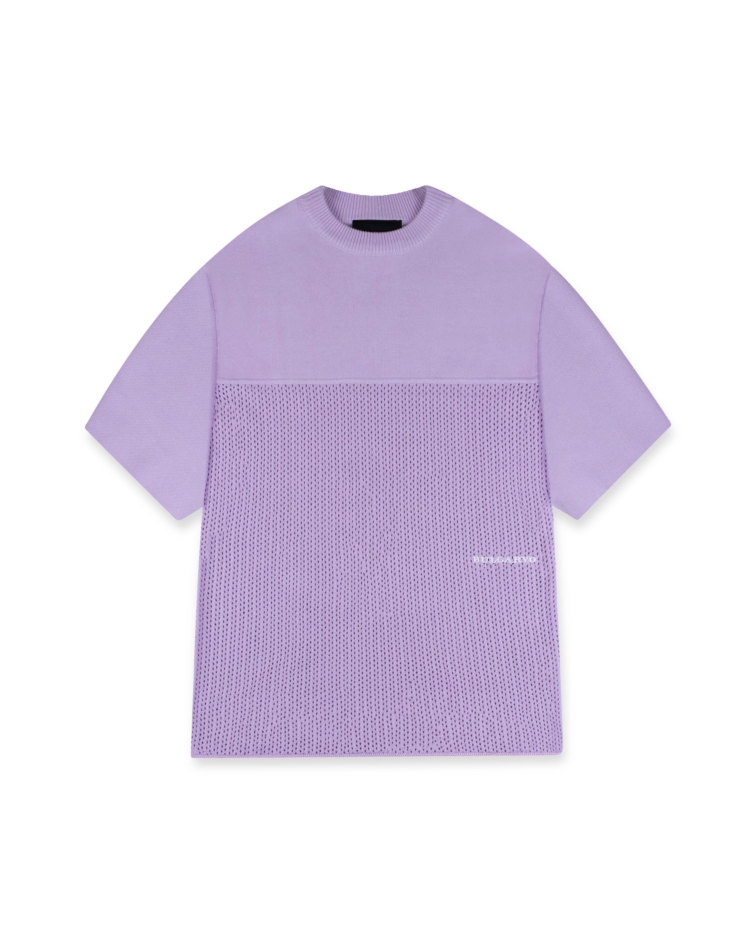 KNITTED T - B2 LILAC