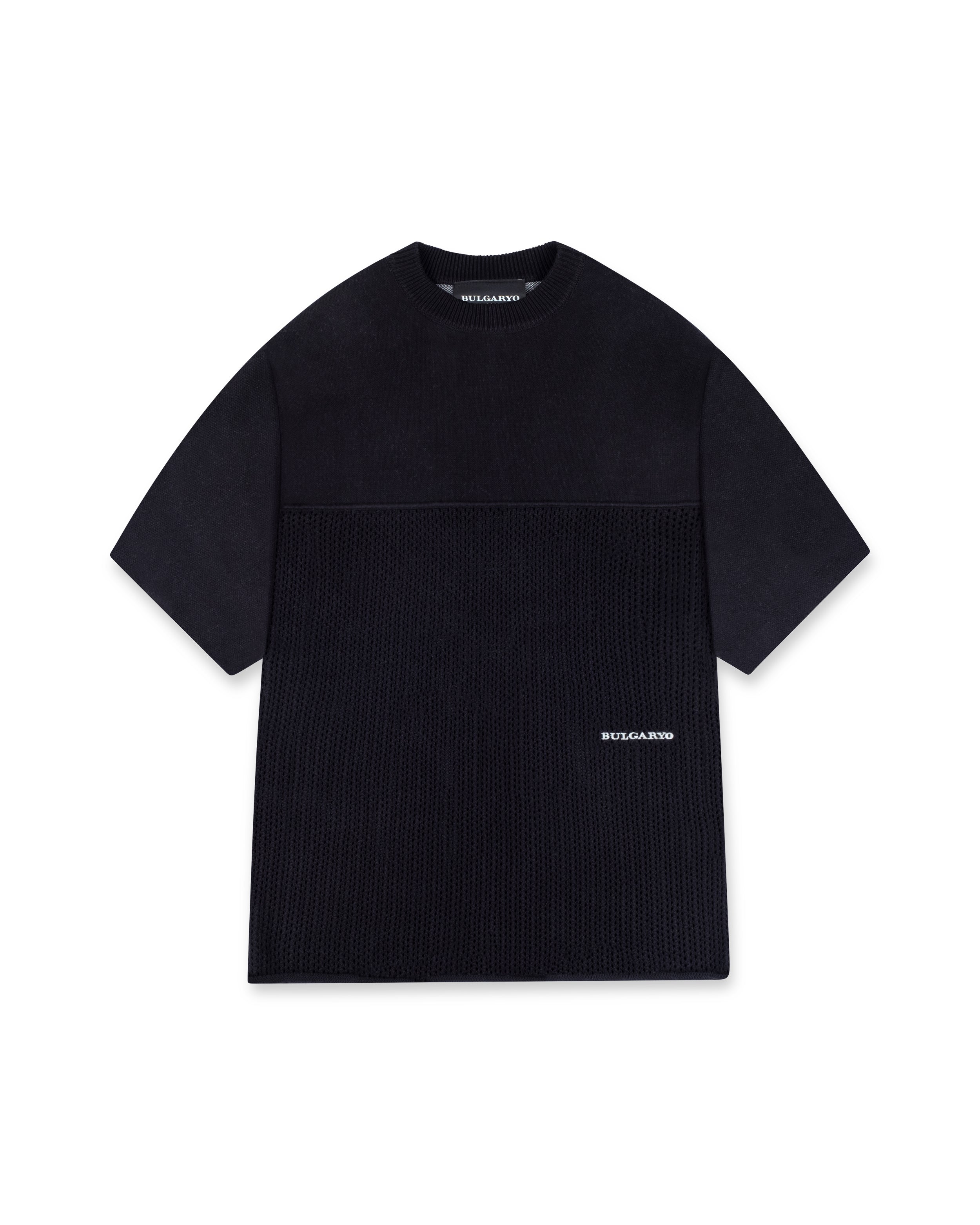 KNITTED T - B2 BLACK