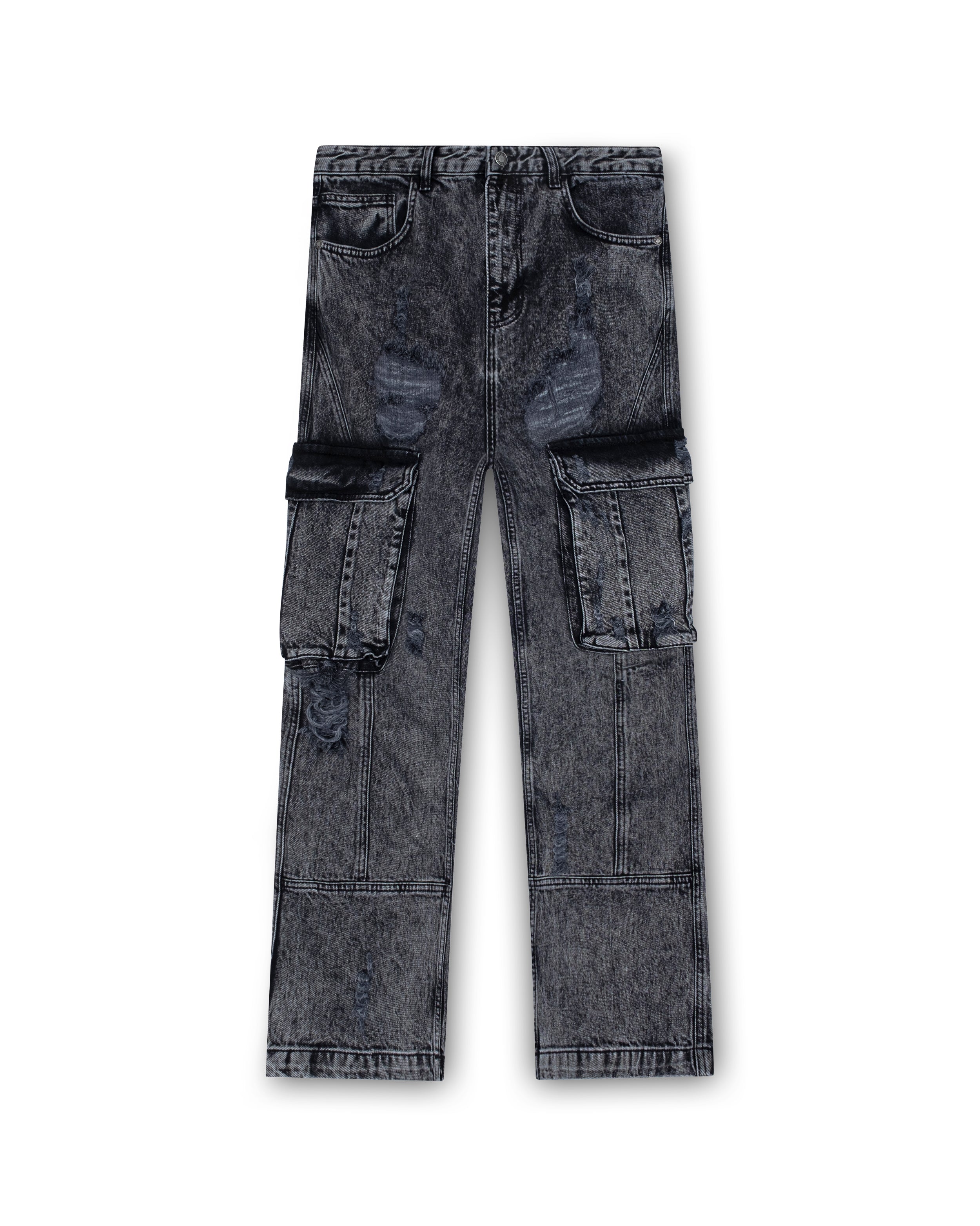 DENIM JEANS - R86  BLACK