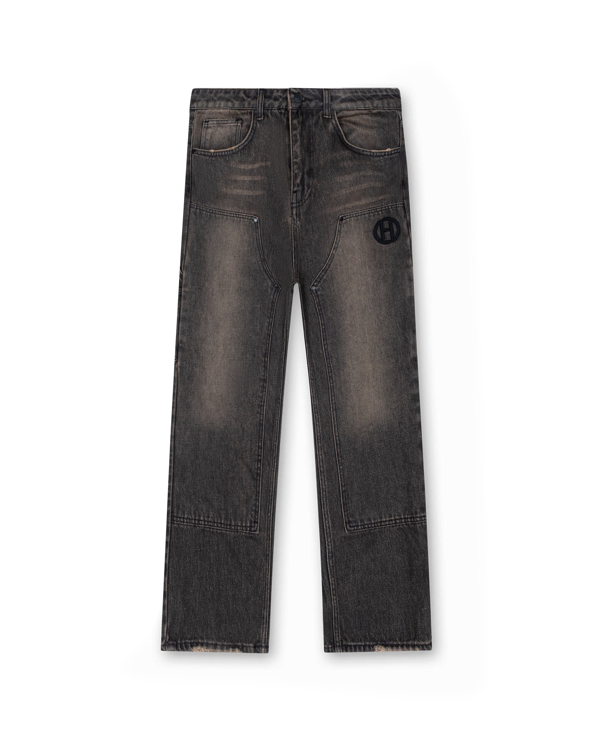 DENIM JEANS - R88  BROWN