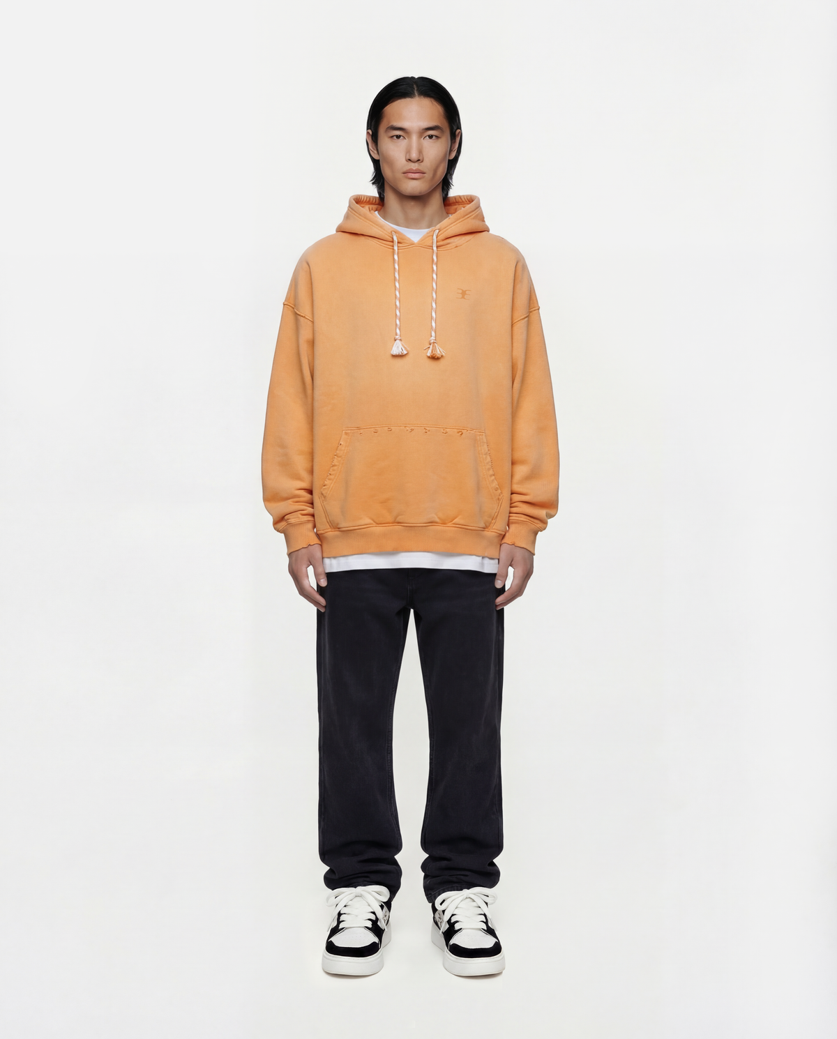SCRIPT SYMBOL HOODIE      ORANGE