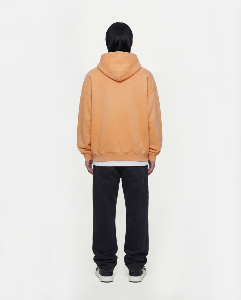 SCRIPT SYMBOL HOODIE      ORANGE