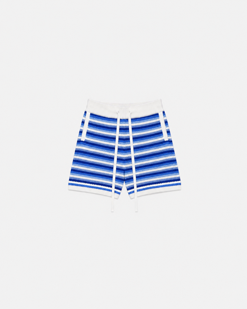 RESORT STRIPE SHORT       BLUE